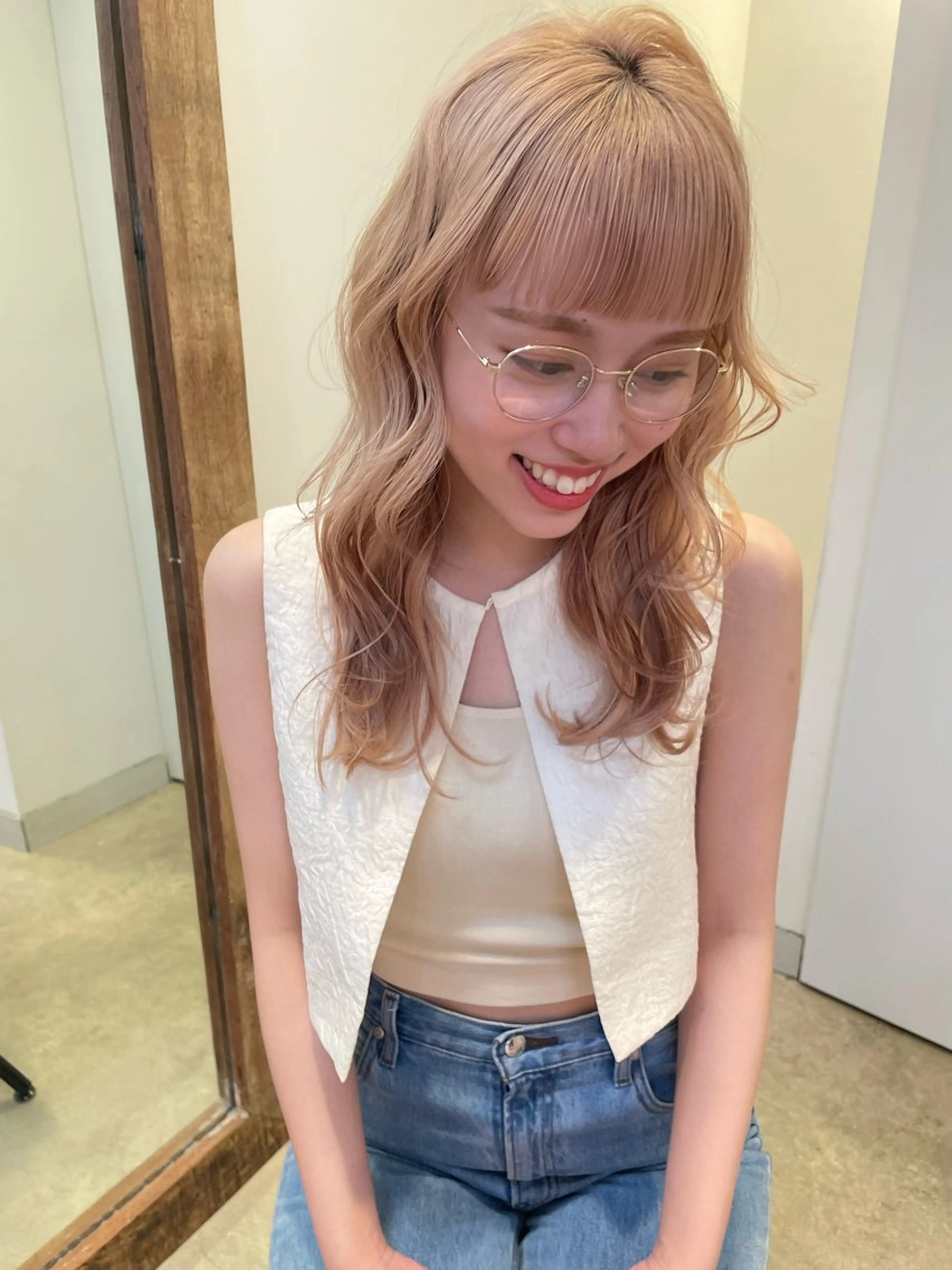 ロング sion所属・北里 花咲のヘアスタイル