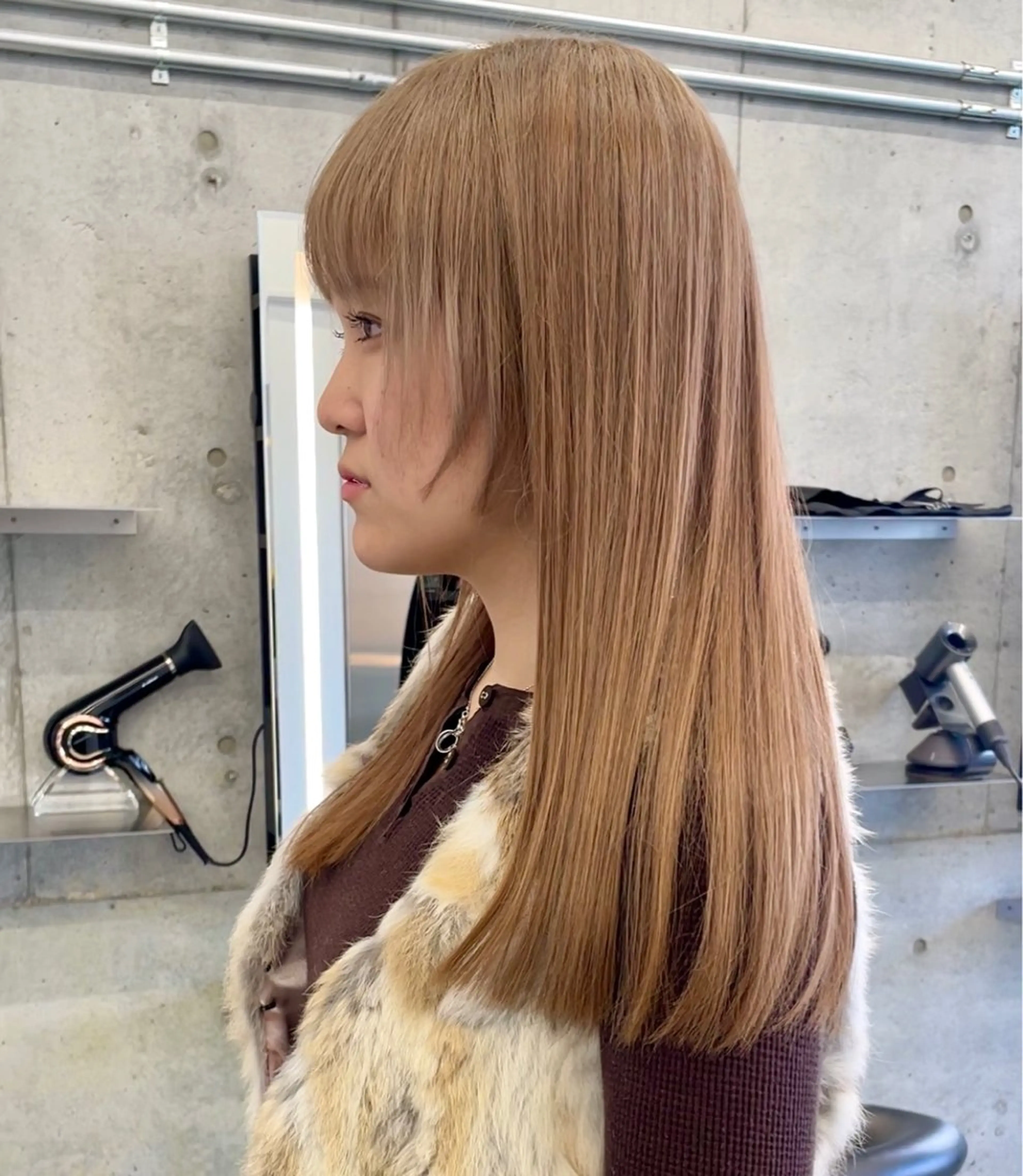 ロング カラー ベージュカラー ブリーチ 薬院浄水通/ショート /ボブ/rukaのヘアスタイル