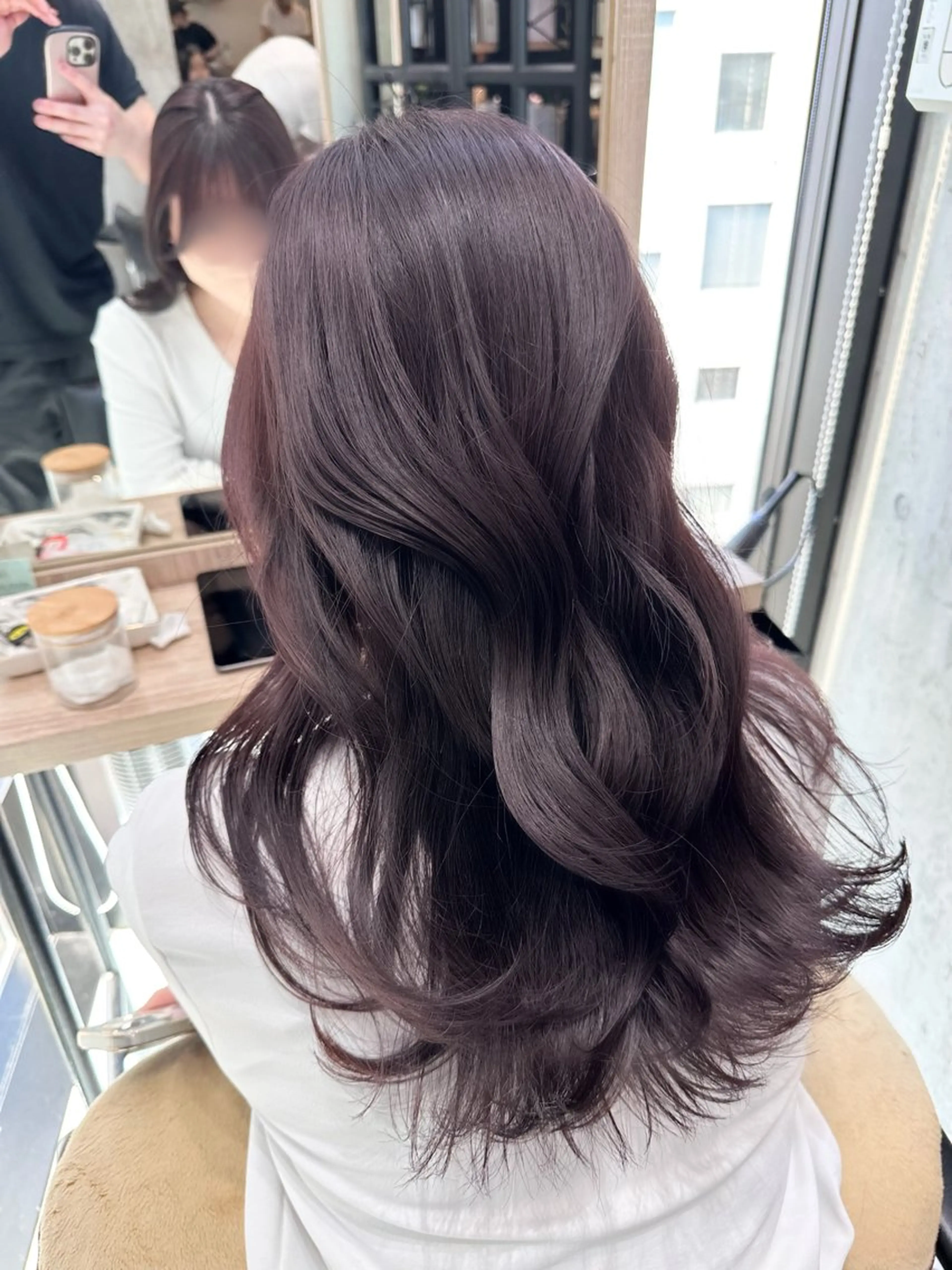 セミロング カット ヘアカラー トリートメント ✨透明感カラー 恵比寿HAYATO✨のヘアスタイル