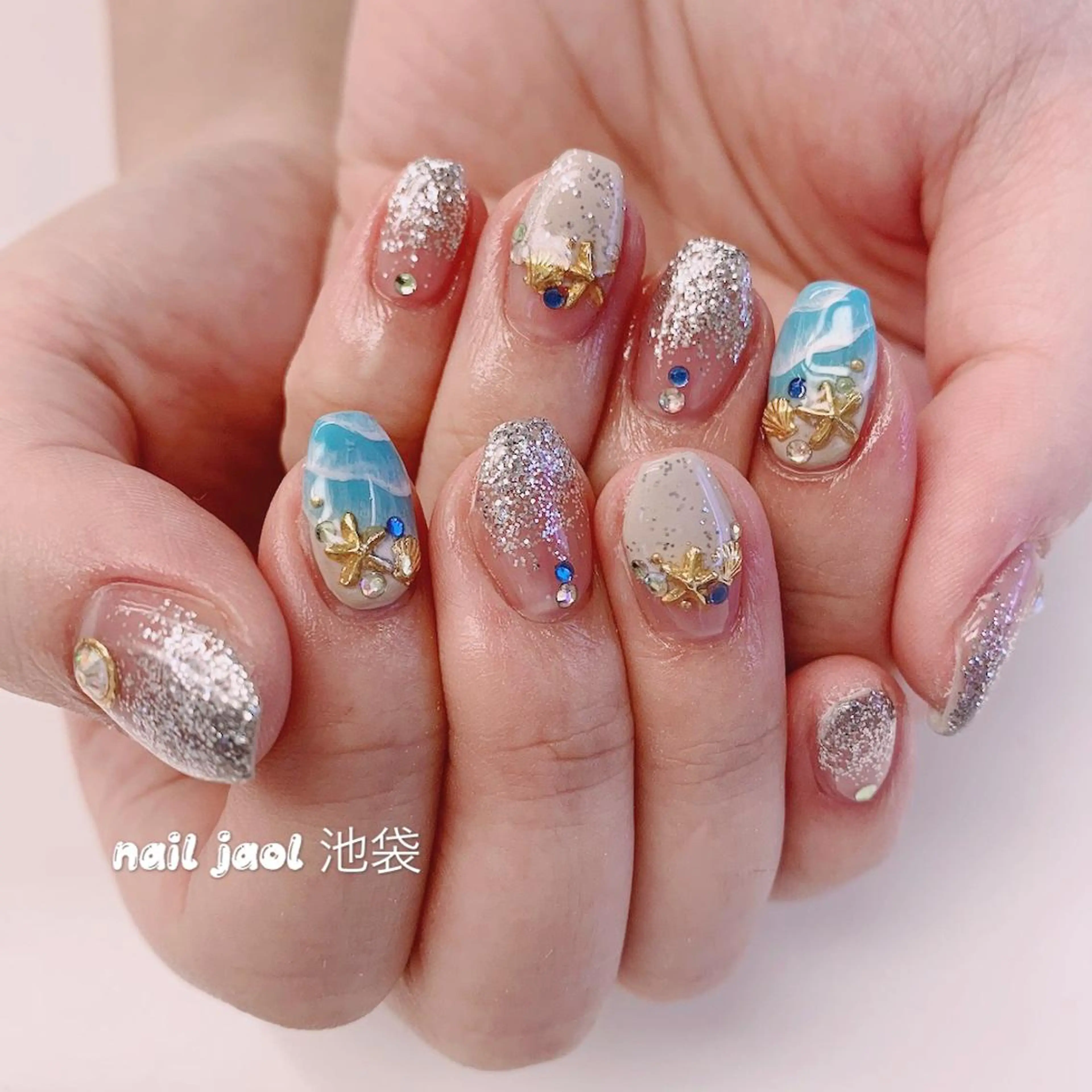 ミディアム nail jaol池袋店所属・ネイルJaol 池袋のネイルデザイン