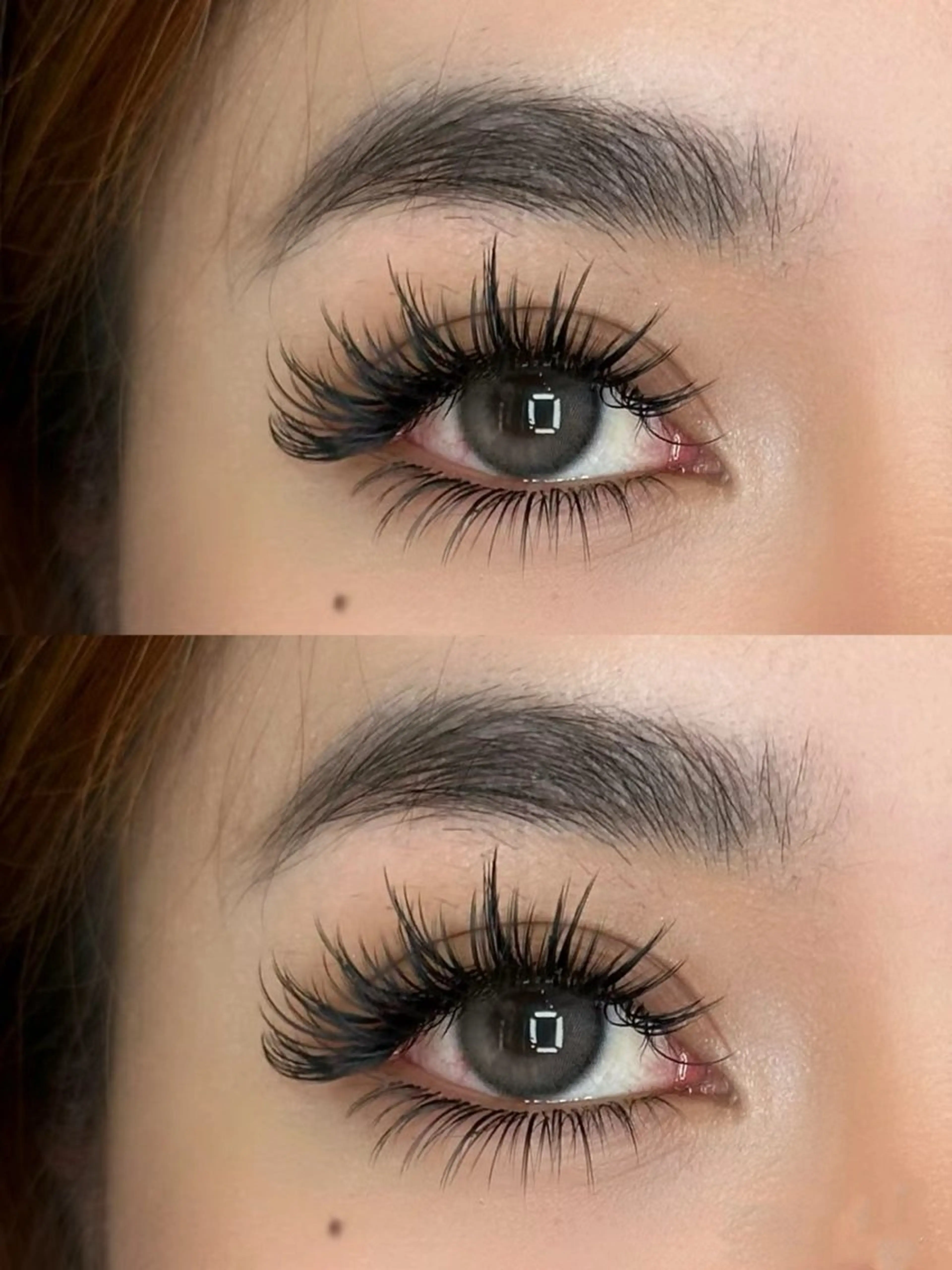 マツエク・マツパ バインドロック カラーマツエク フラットラッシュ ナチュラル パリジェンヌラッシュリフト YK• マツエクサロンのマツエク・マツパデザイン