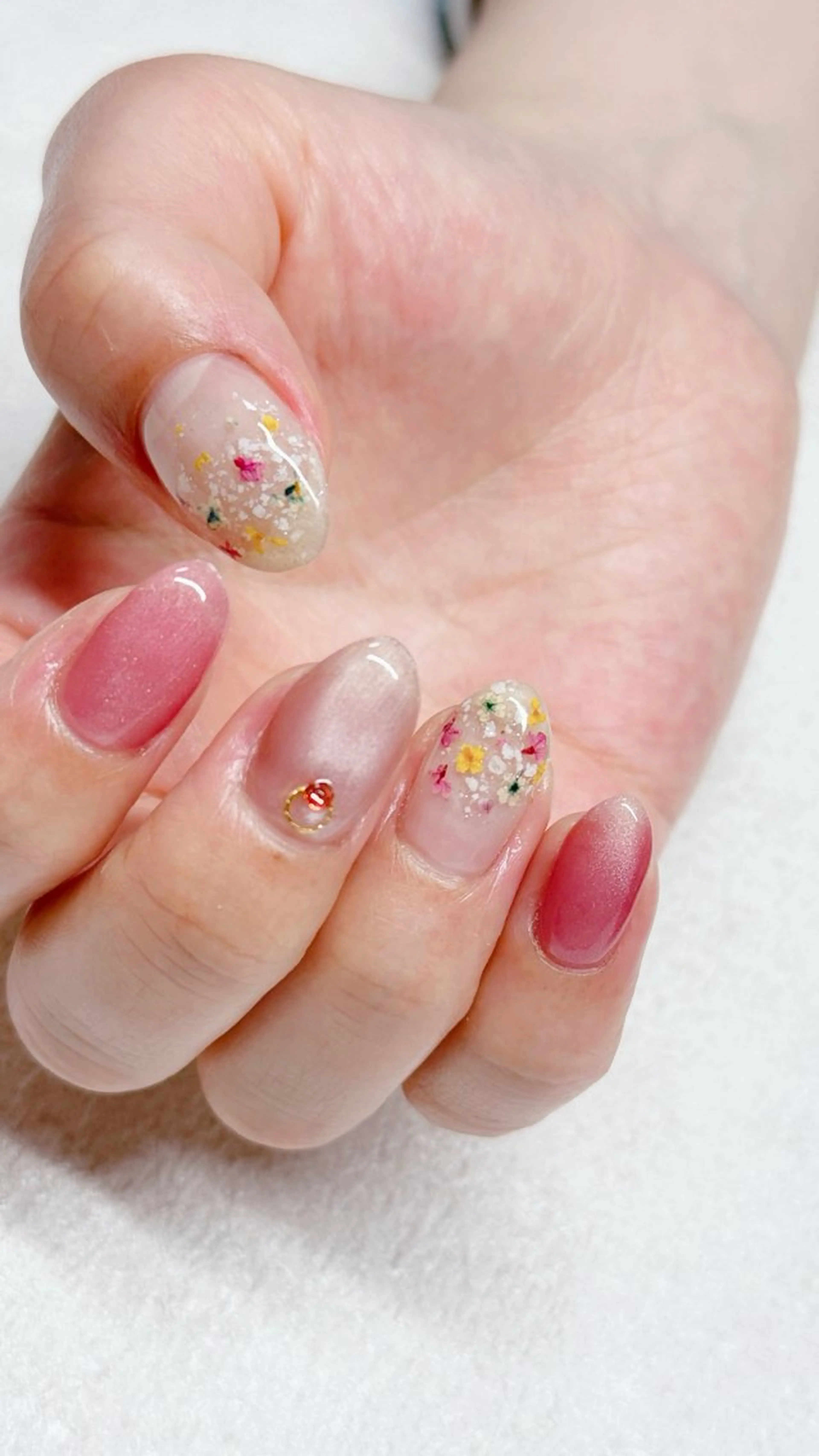 ミディアム Piacheピアシェ ジュニアネイリストのネイルデザイン