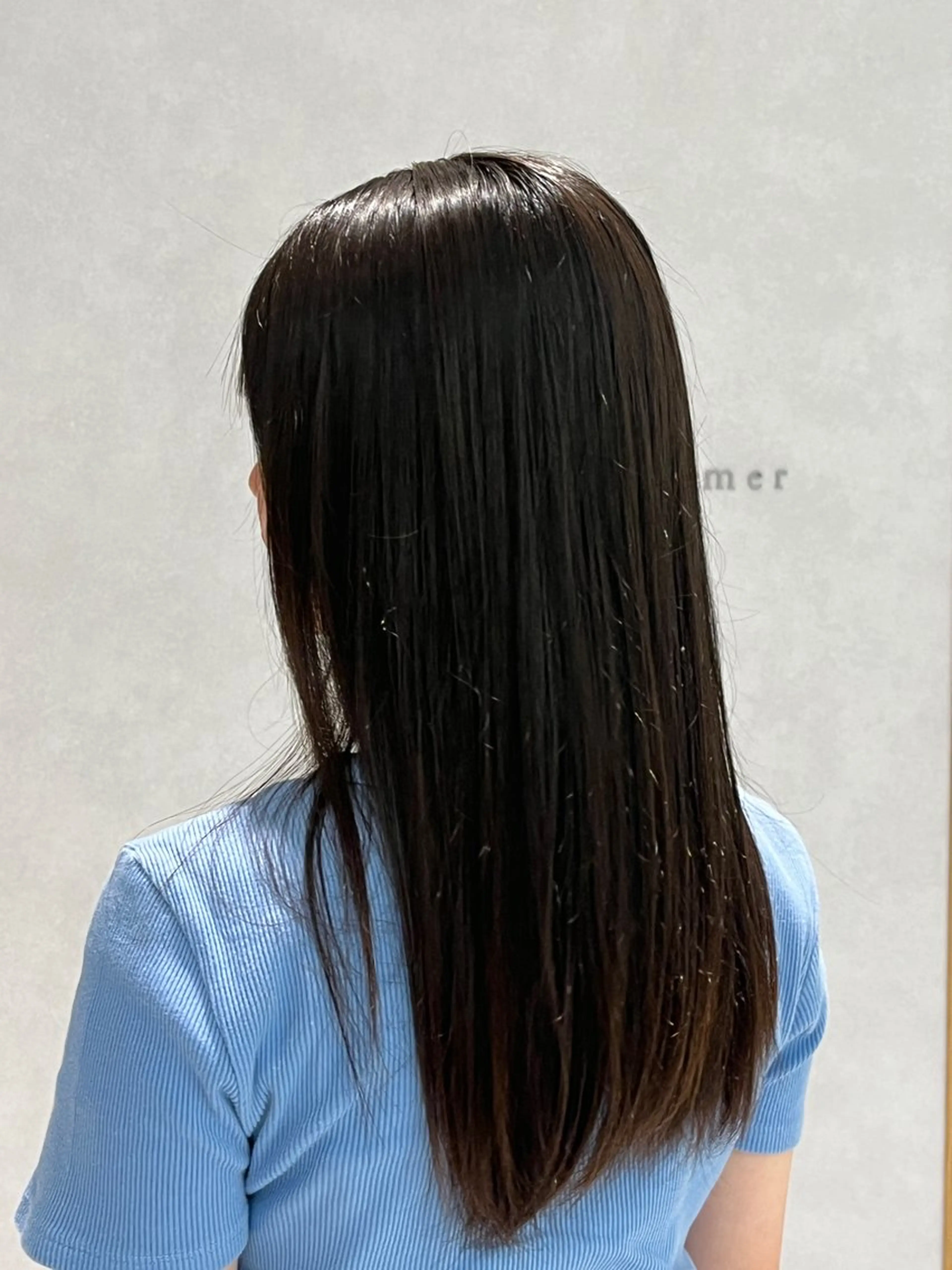 カット＋酸性ストレート＋マイクロバブルの写真