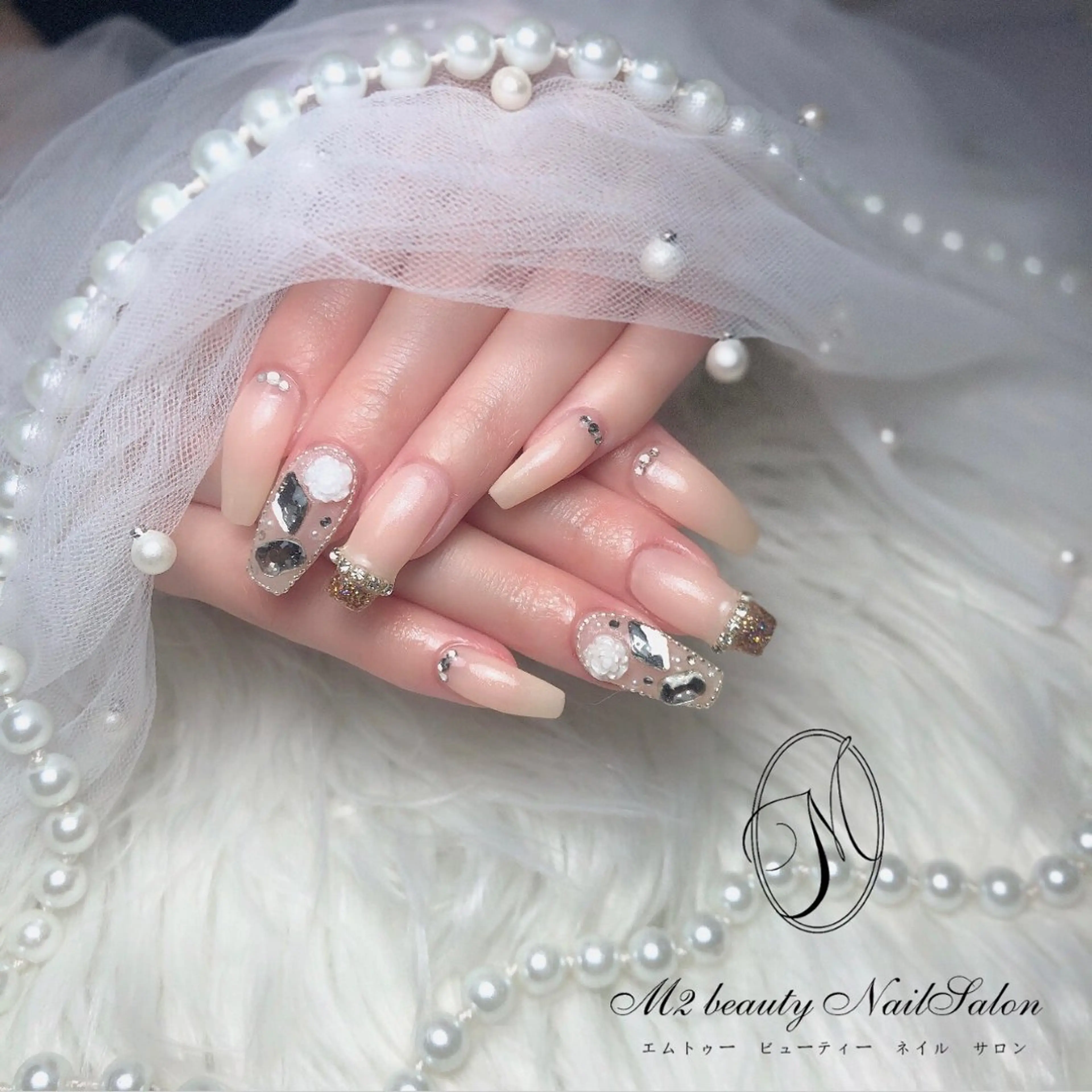ネイル アートネイル ジェルネイル パラジェル スカルプネイル ネイルチップ ハンドネイル M2 beauty Nankaのネイルデザイン