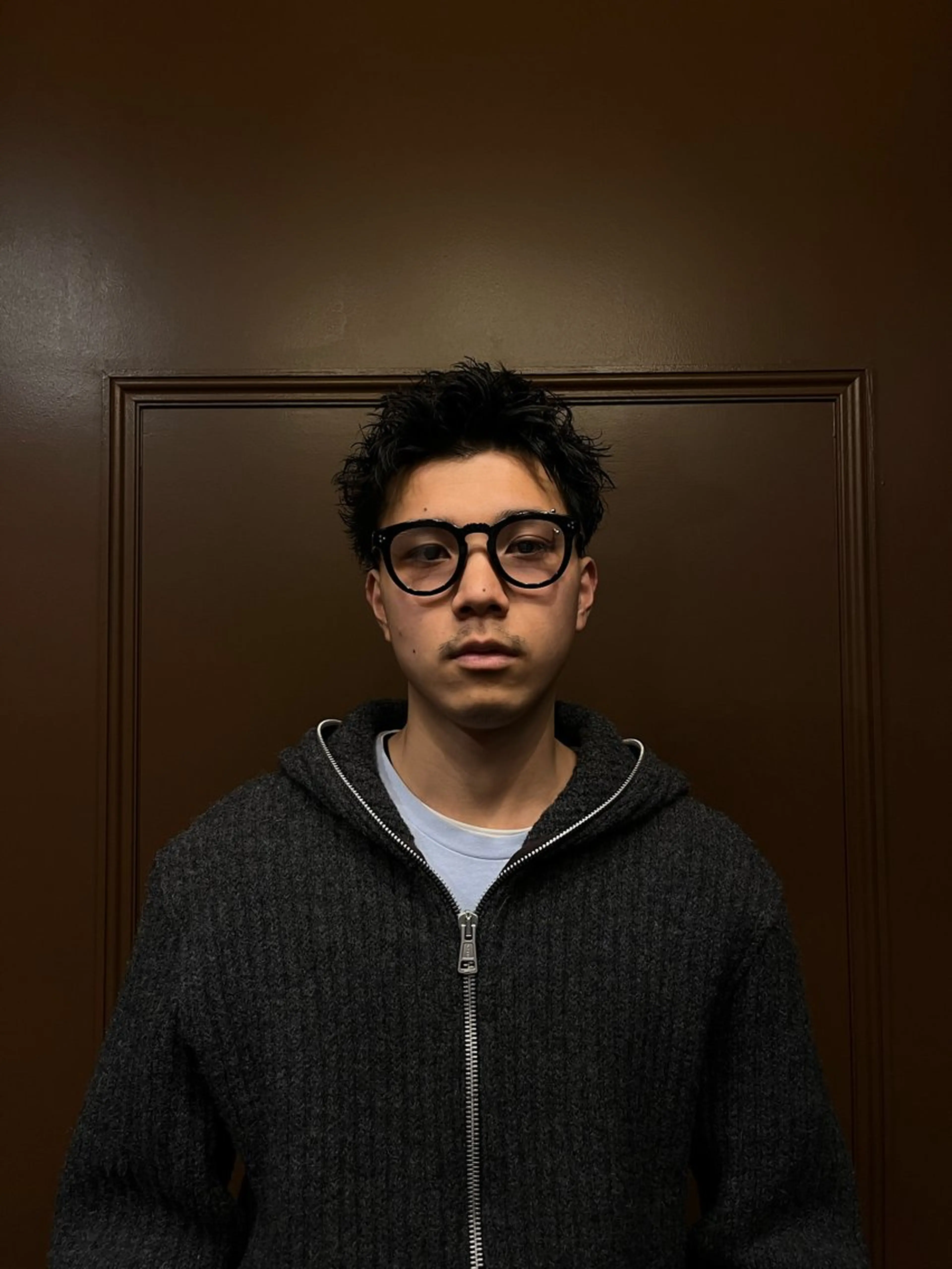 ミディアム ミディアムパーマ 窪田 力也のヘアスタイル