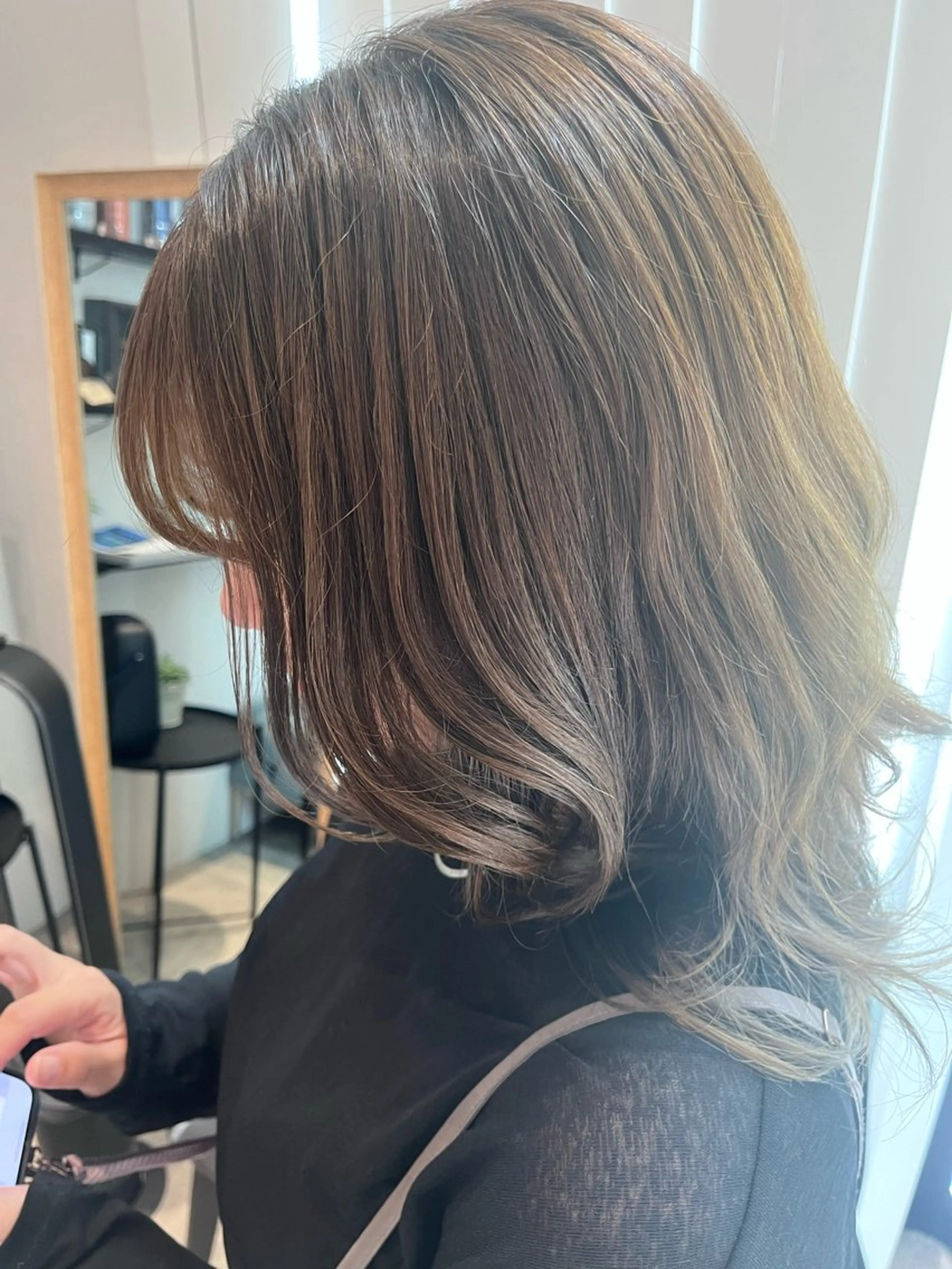 ミディアム 垢抜け/イメチェン color🦩ちあきのヘアスタイル