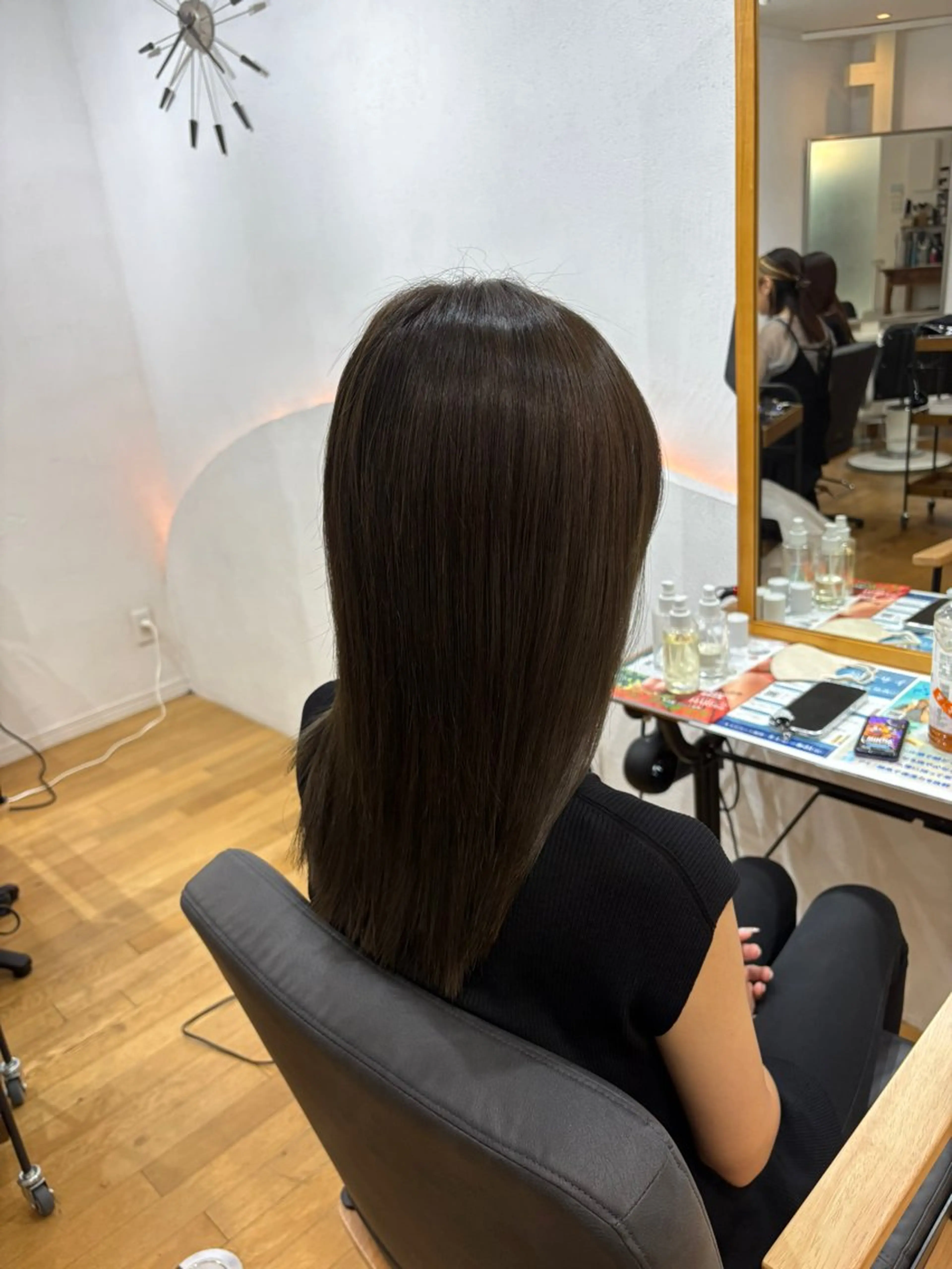 ロング カット 縮毛矯正 トリートメント 西元 群/艶髪/髪質改善のヘアスタイル