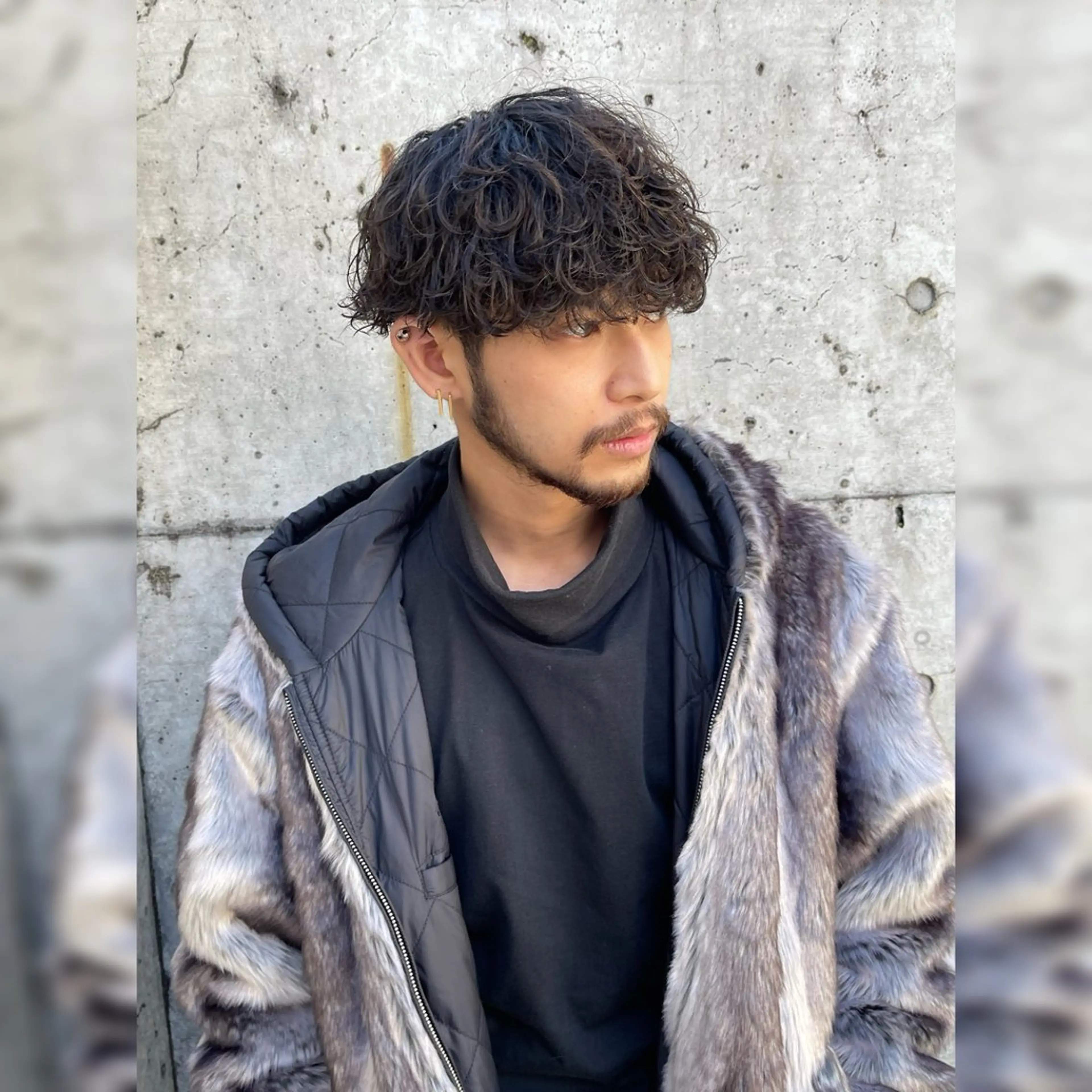 ショート パーマ メンズ マッシュ メンズパーマ ツイストスパイラルパーマ 波巻きパーマ スパイラルパーマ Ali'i men's salon所属・パーマ、カラー特化 園田翔大のヘアスタイル