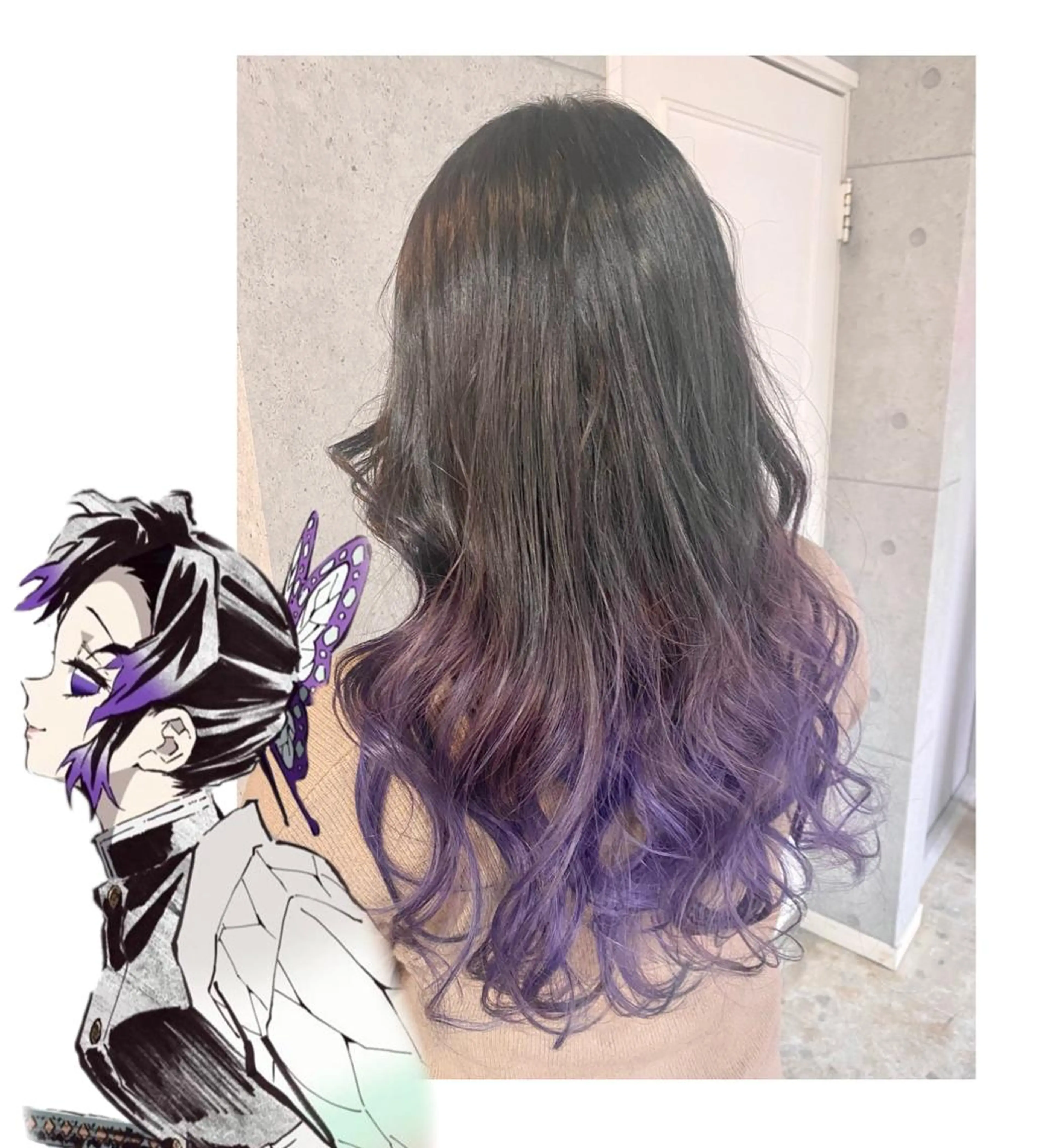 ロング カラー パープルカラー ヘアカラー GARU-ガル-所属・TSUNO🦖 派手髪/オタク美容師のヘアスタイル