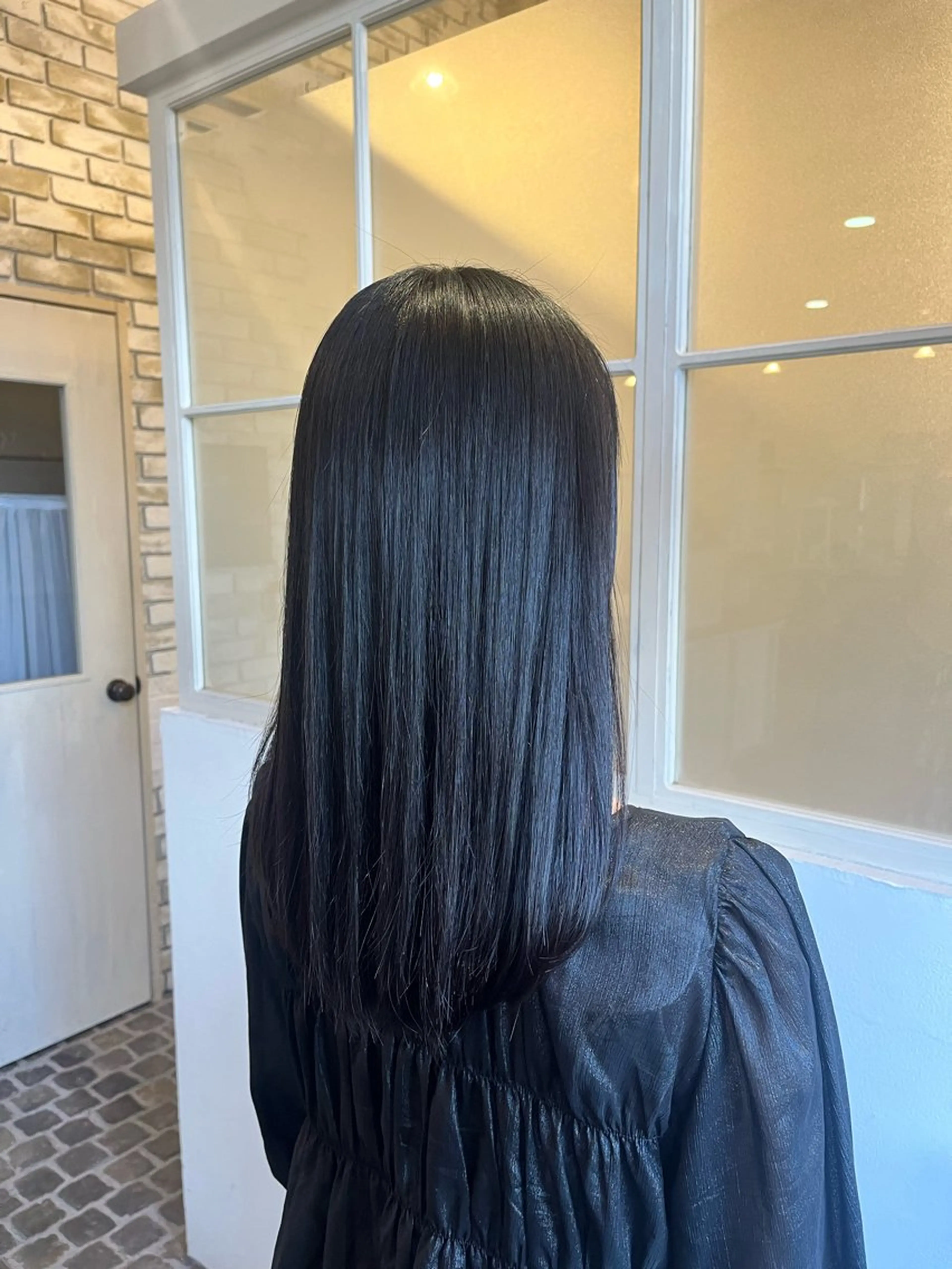 セミロング カット 縮毛矯正 Ayumi/艶カラー /レイヤー/ネイルのネイルデザイン