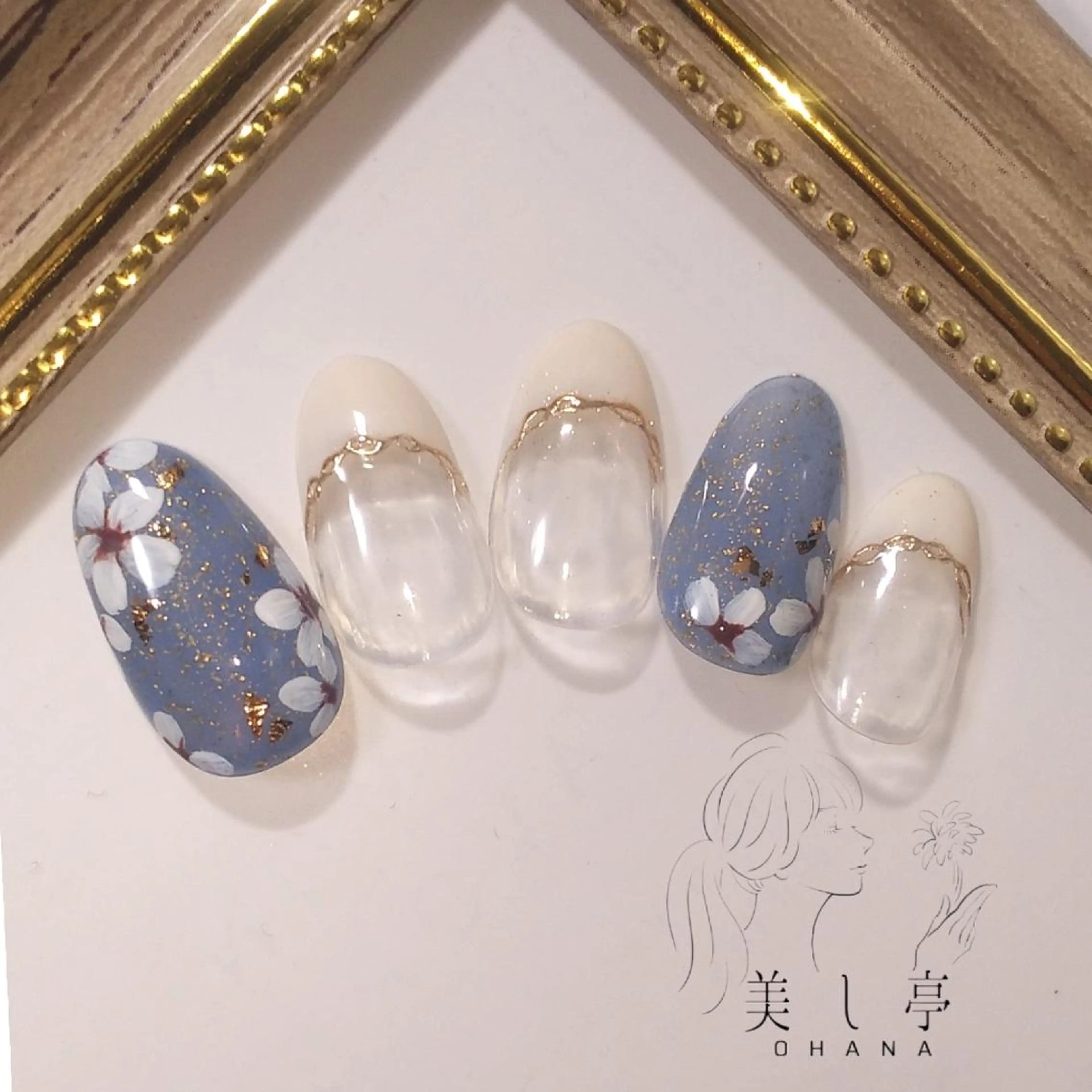 ネイル ハンドネイル ハンドケア 美し亭 OHANAのネイルデザイン