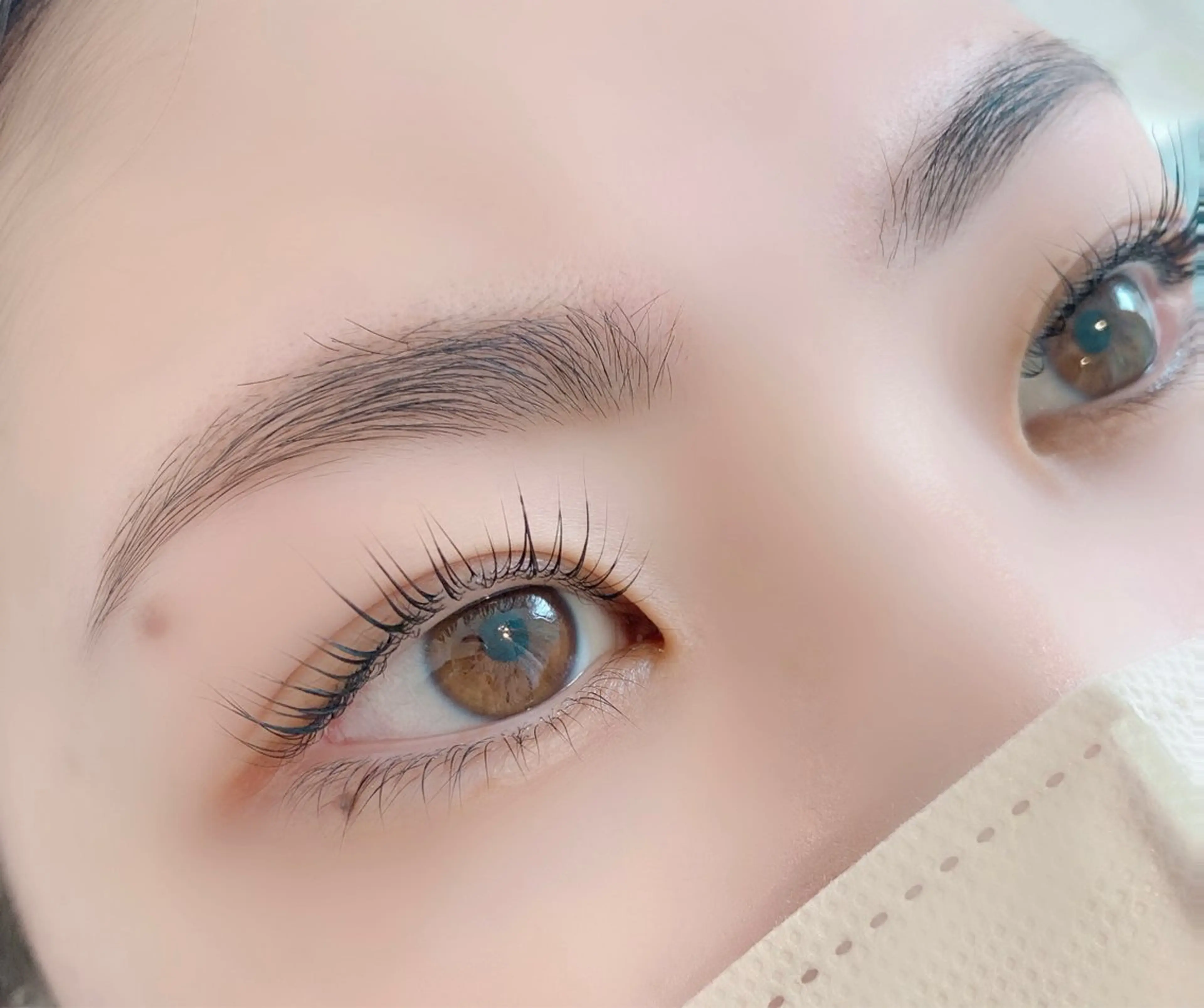 アイブロウワックス＋まつげパーマorパリジェンヌラッシュリフトの写真