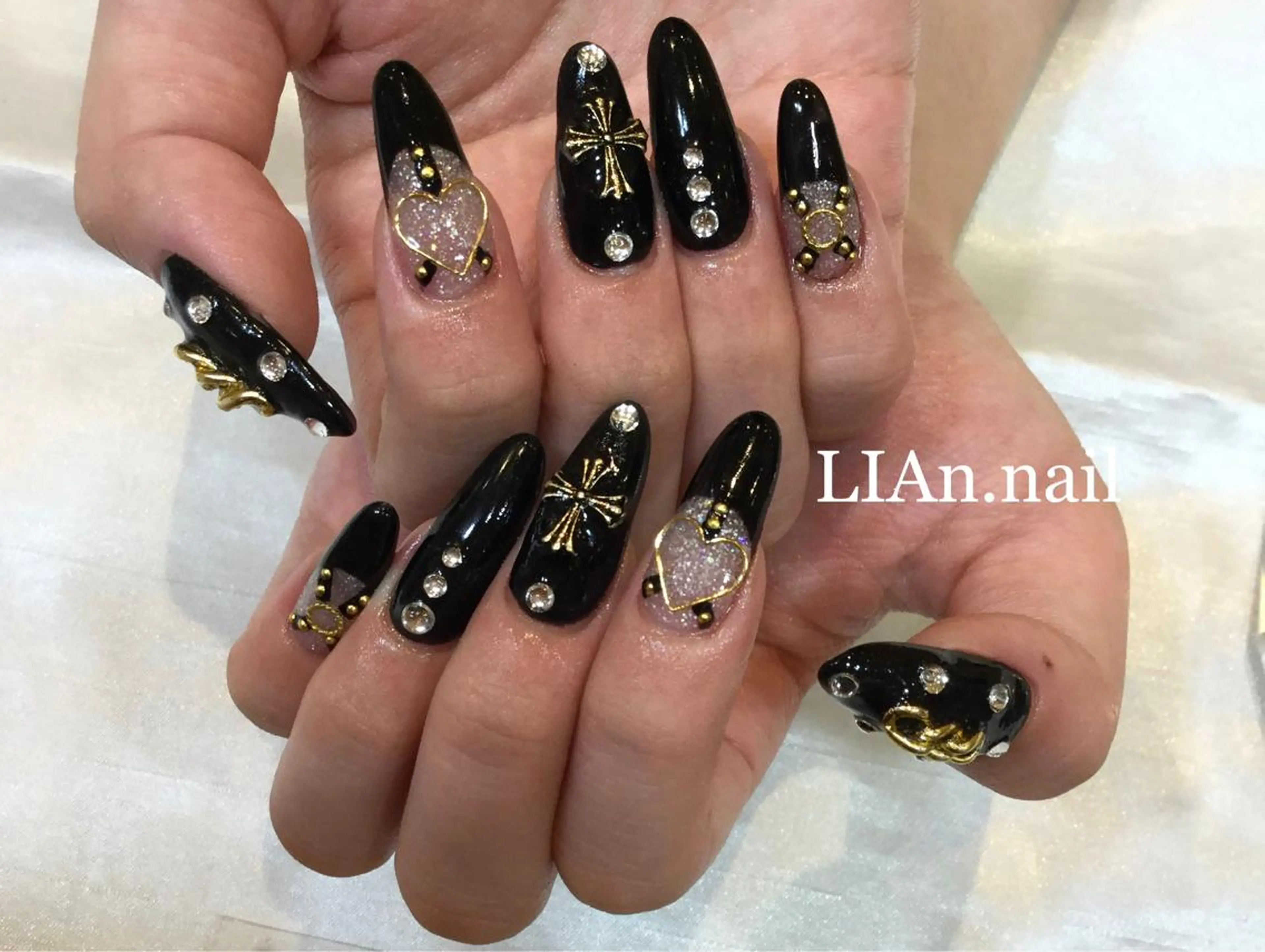 ネイル スカルプネイル Lian nailのネイルデザイン