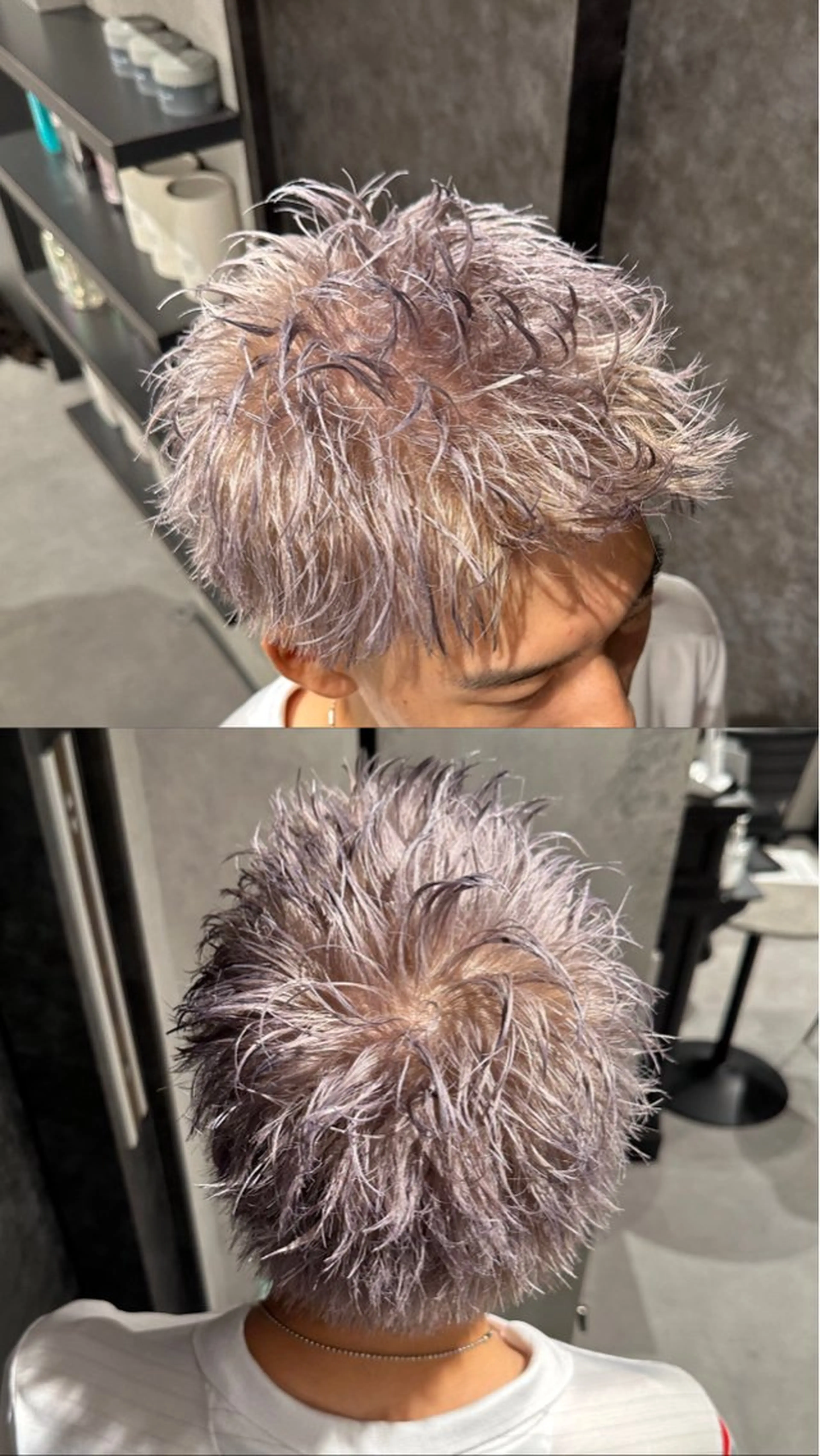 【🉐新規のみ料金🉐】【カット】＋【ブリーチ】メンズの写真