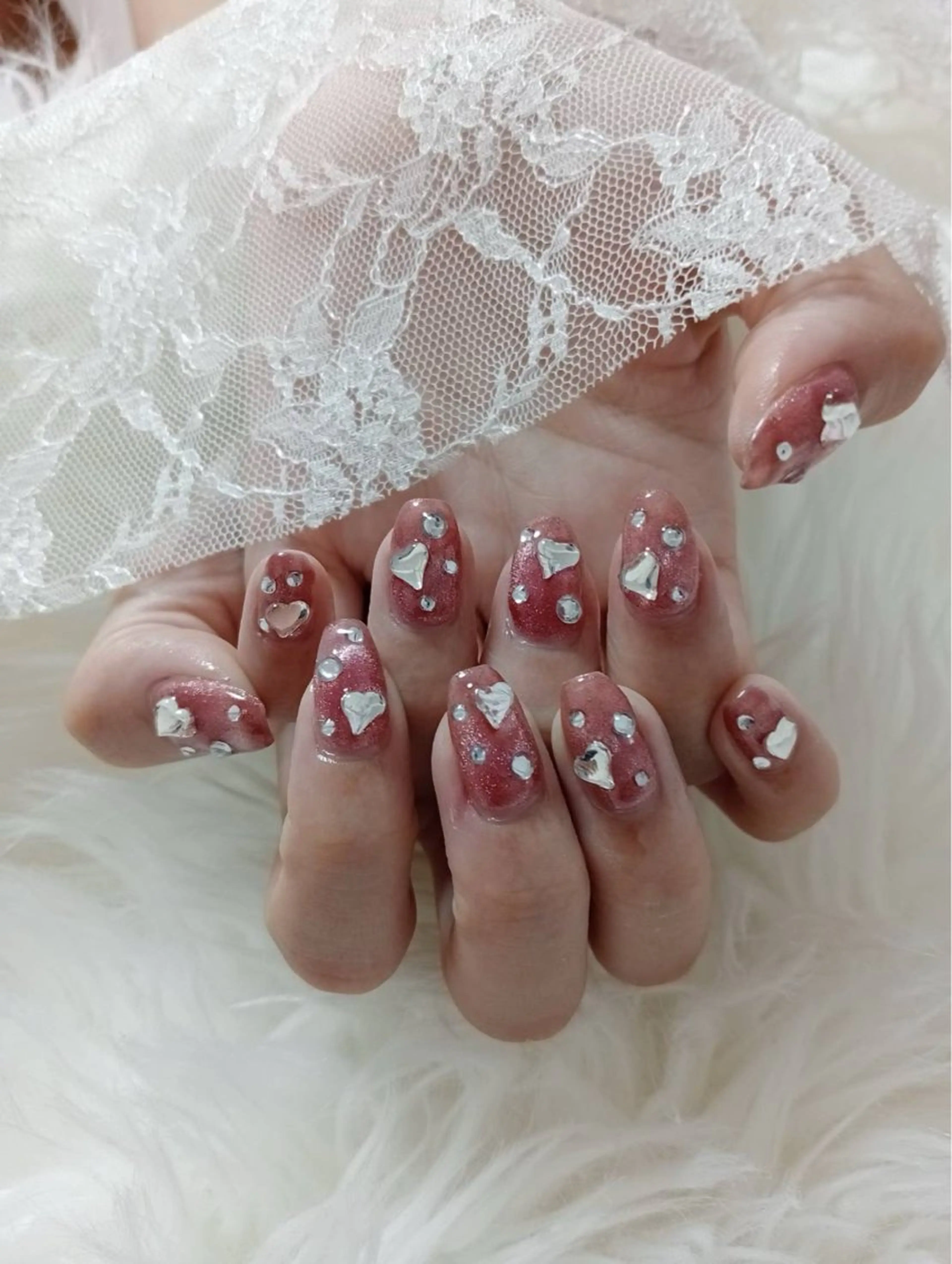 ミディアム Hanaai Salon新宿店のネイルデザイン