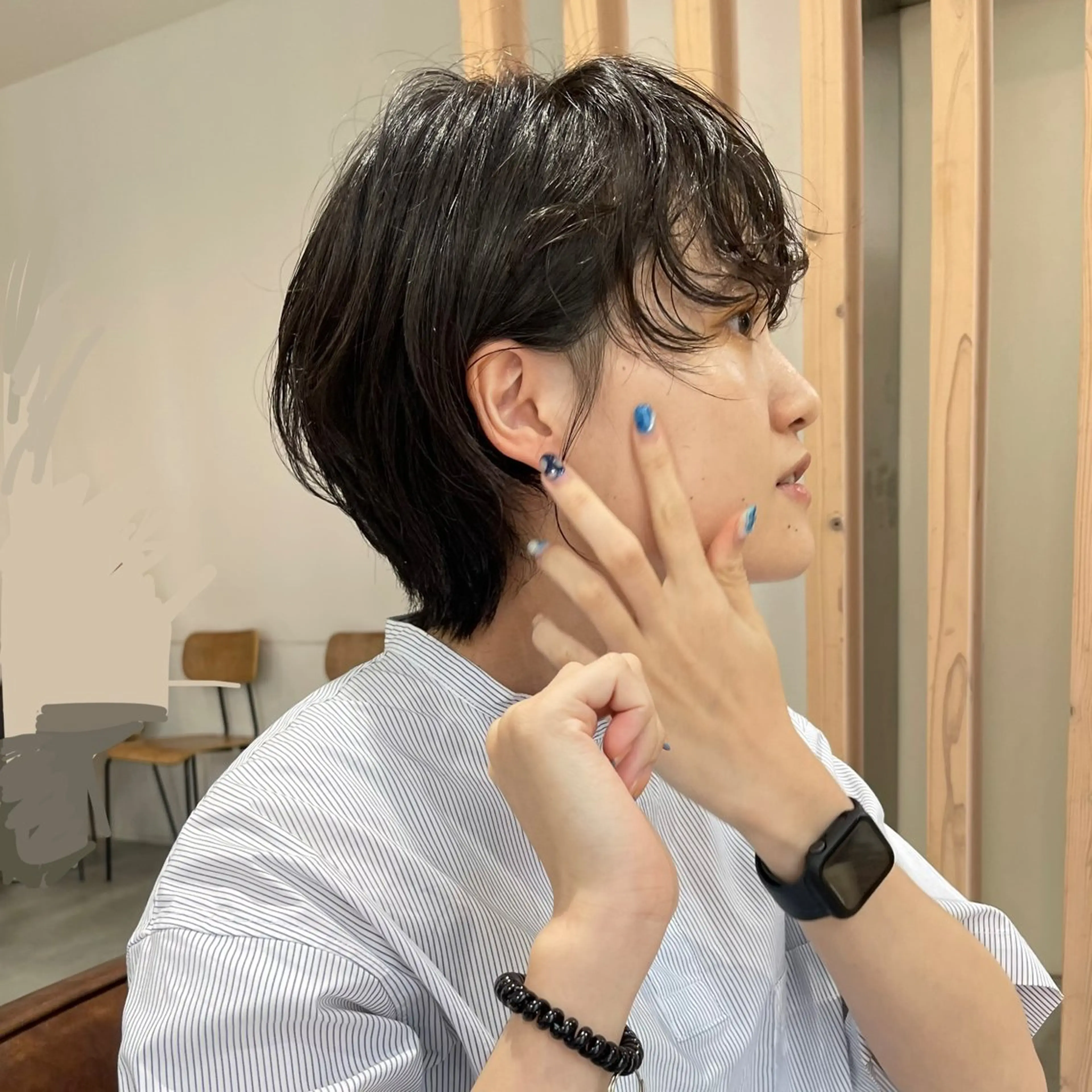 ショート パーマ カット パーマ トリートメント 江藤貴基 レイヤー カット【駅徒歩⑥歩】のヘアスタイル