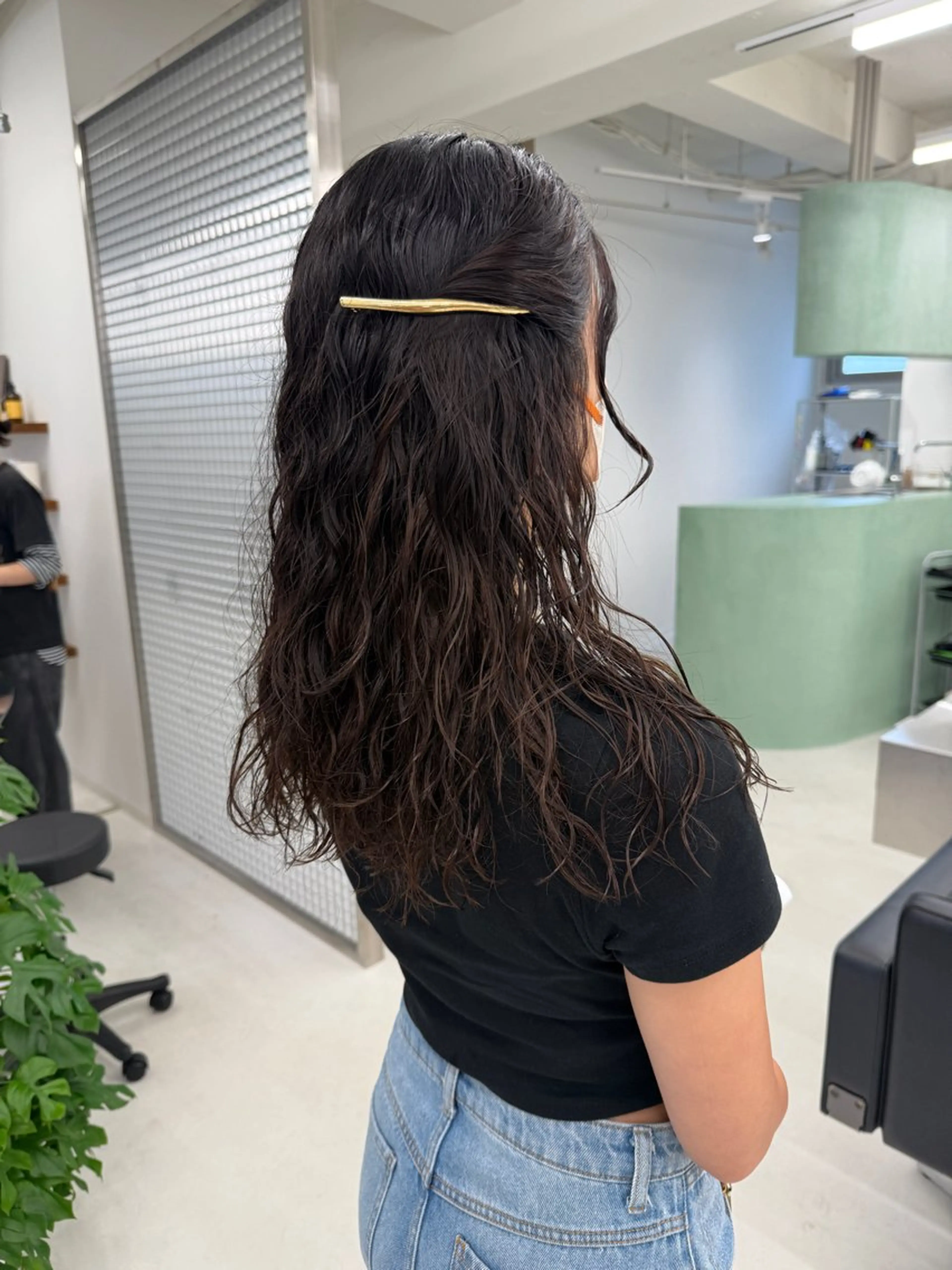 ロング カラー パーマ カット パーマ 表参道/髪質改善・ 透明感 colorのヘアスタイル