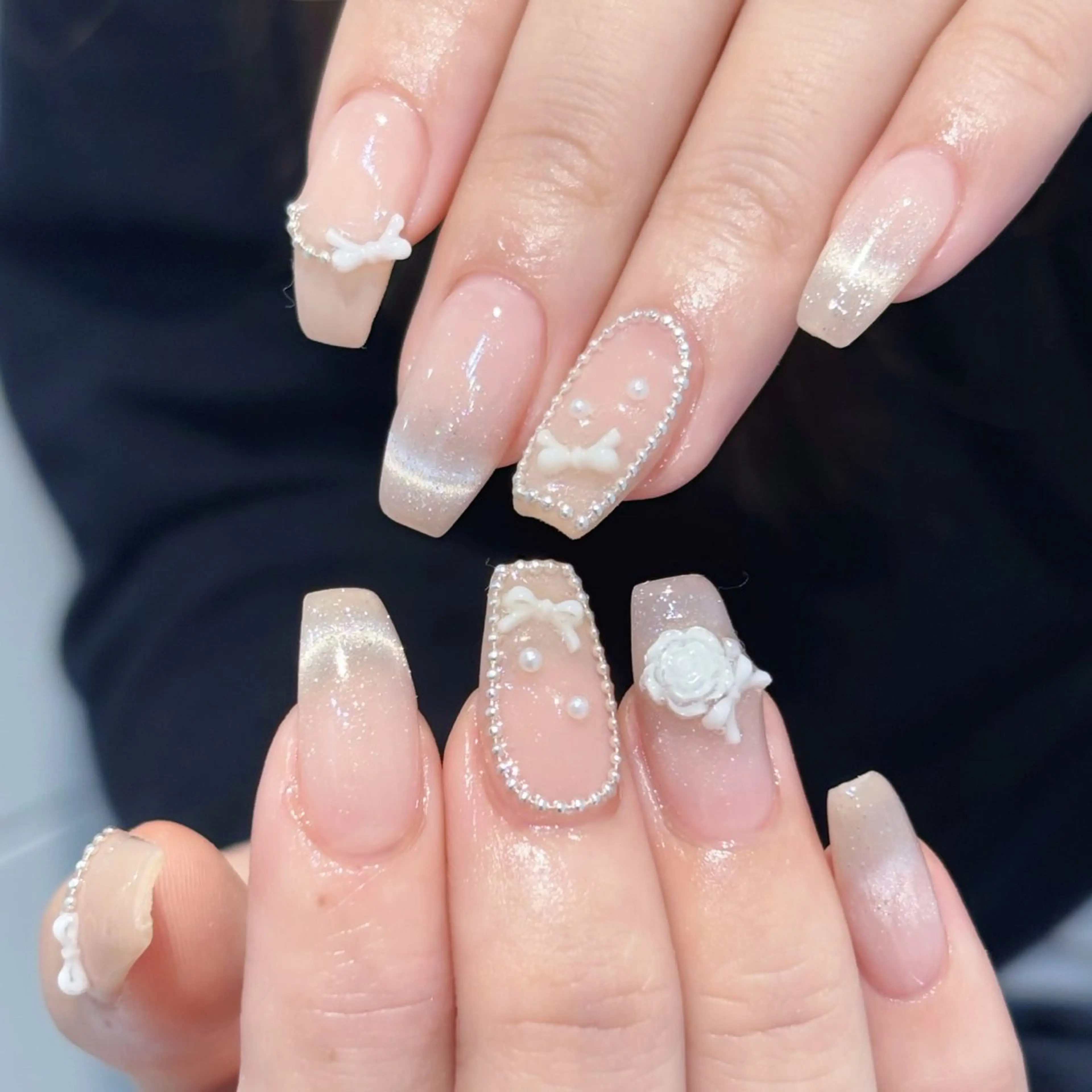 ネイル ハンドネイル 🩰ミキ/韓国♡ girlyネイル🩰のネイルデザイン