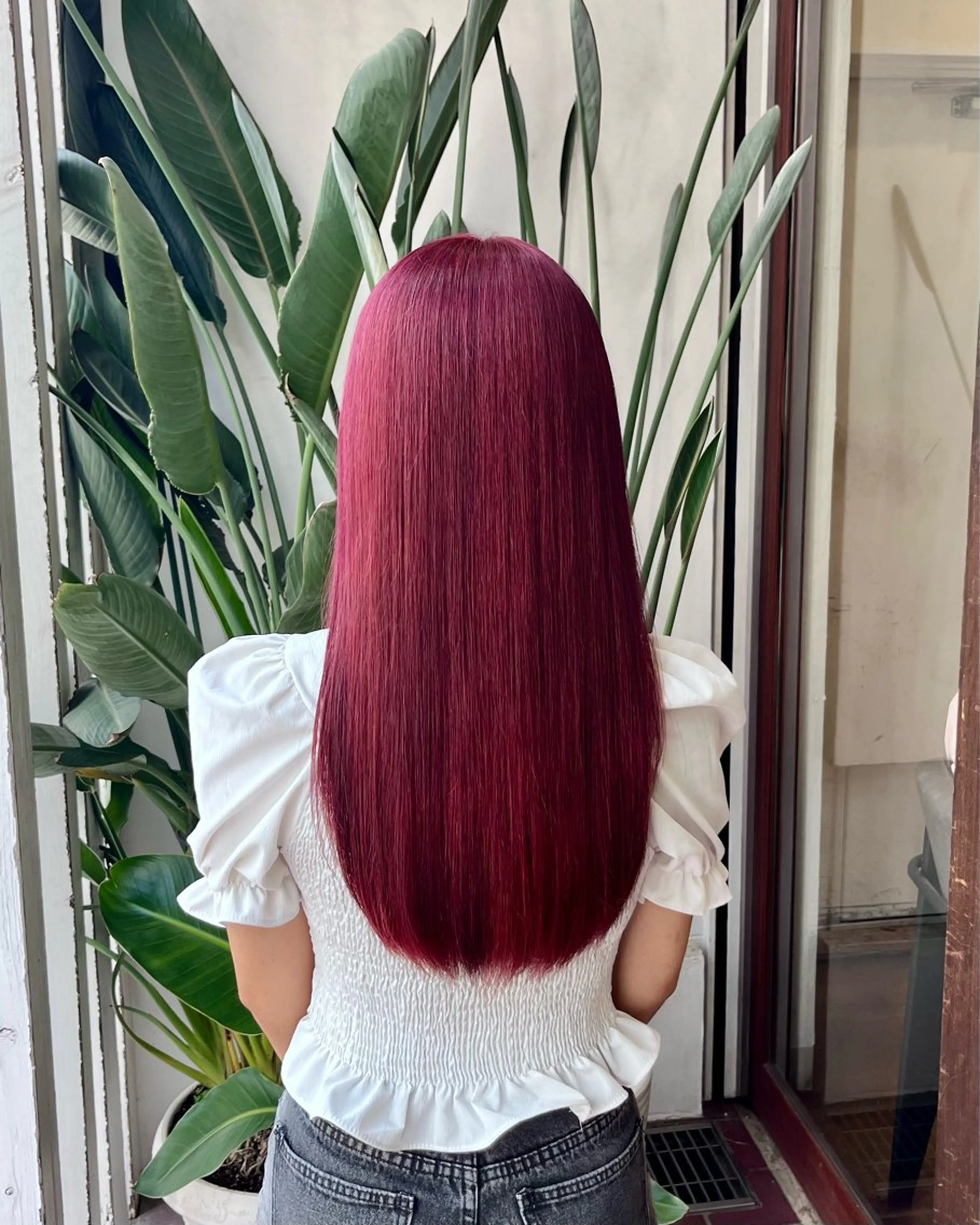 ロング 角田 満帆のヘアスタイル