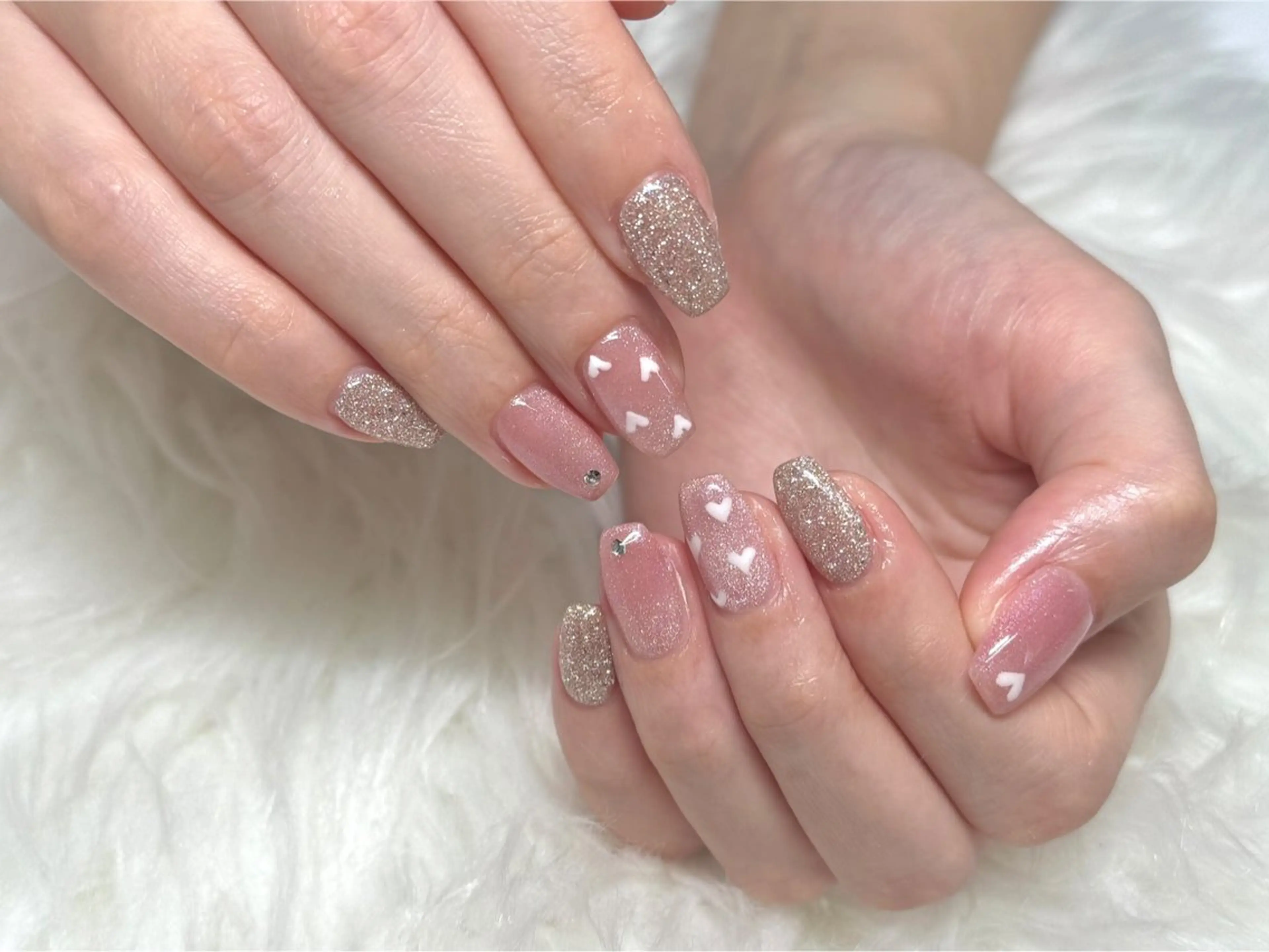 ネイル フラッシュネイル マグネットネイル ハンドネイル 🫧Rio🫧ネイル /渋谷🫧ワンホンのネイルデザイン