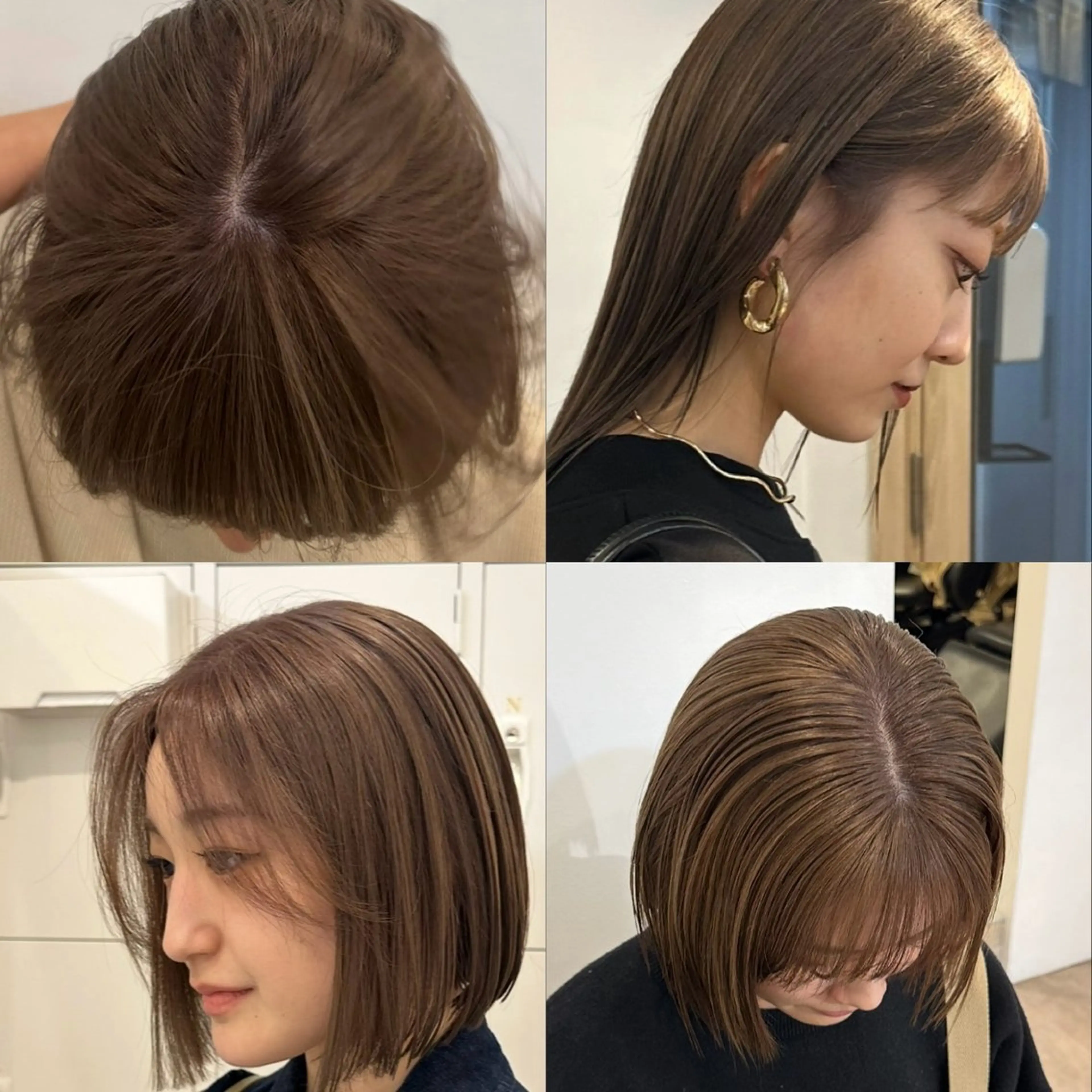 カラー ベージュカラー ヘアカラー トリートメント 梅田/柔らかカラー/ オオハシ リナコのヘアスタイル