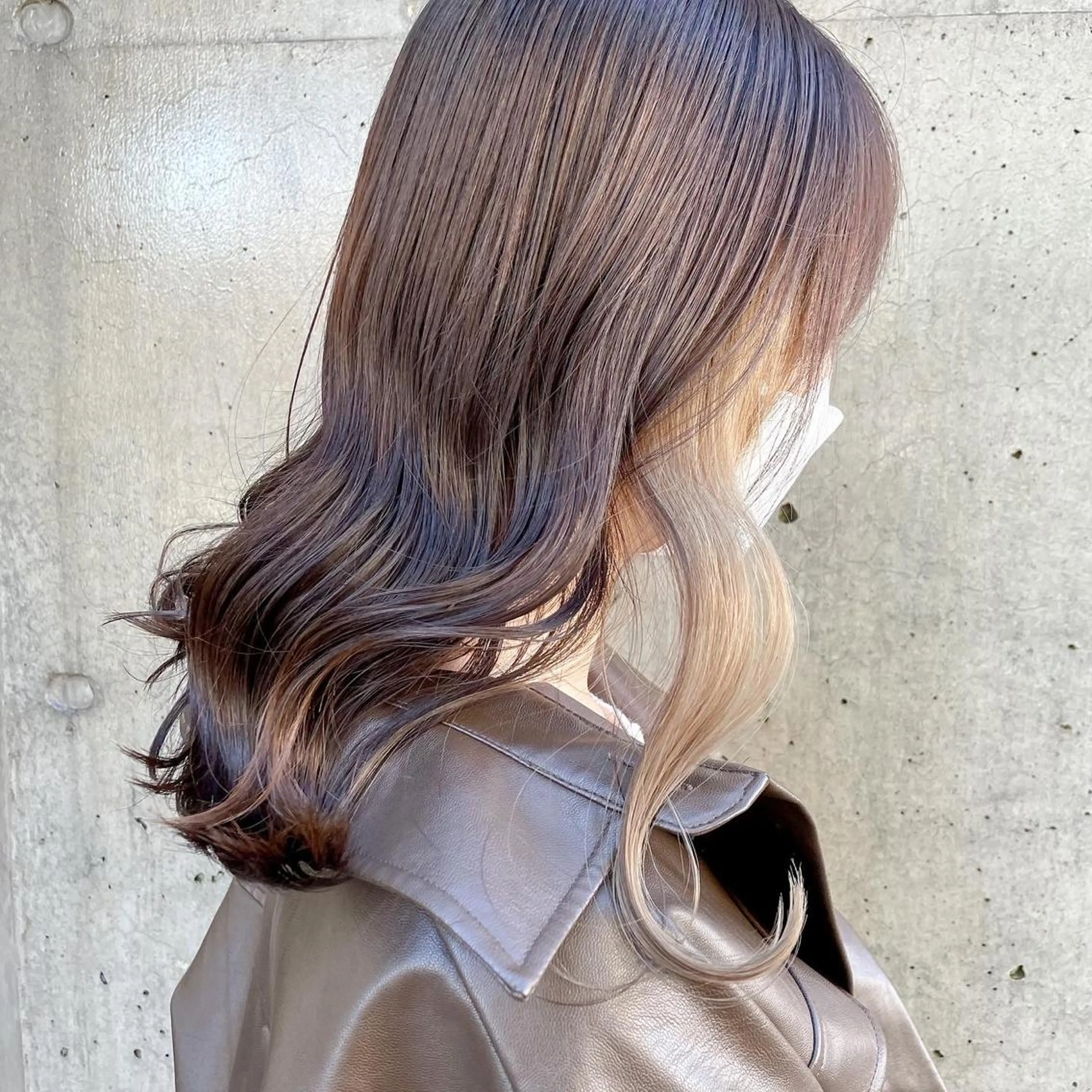 セミロング カラー ヘアカラー トリートメント 縮毛矯正/髪質改善 /韓国風　山川春輝のヘアスタイル