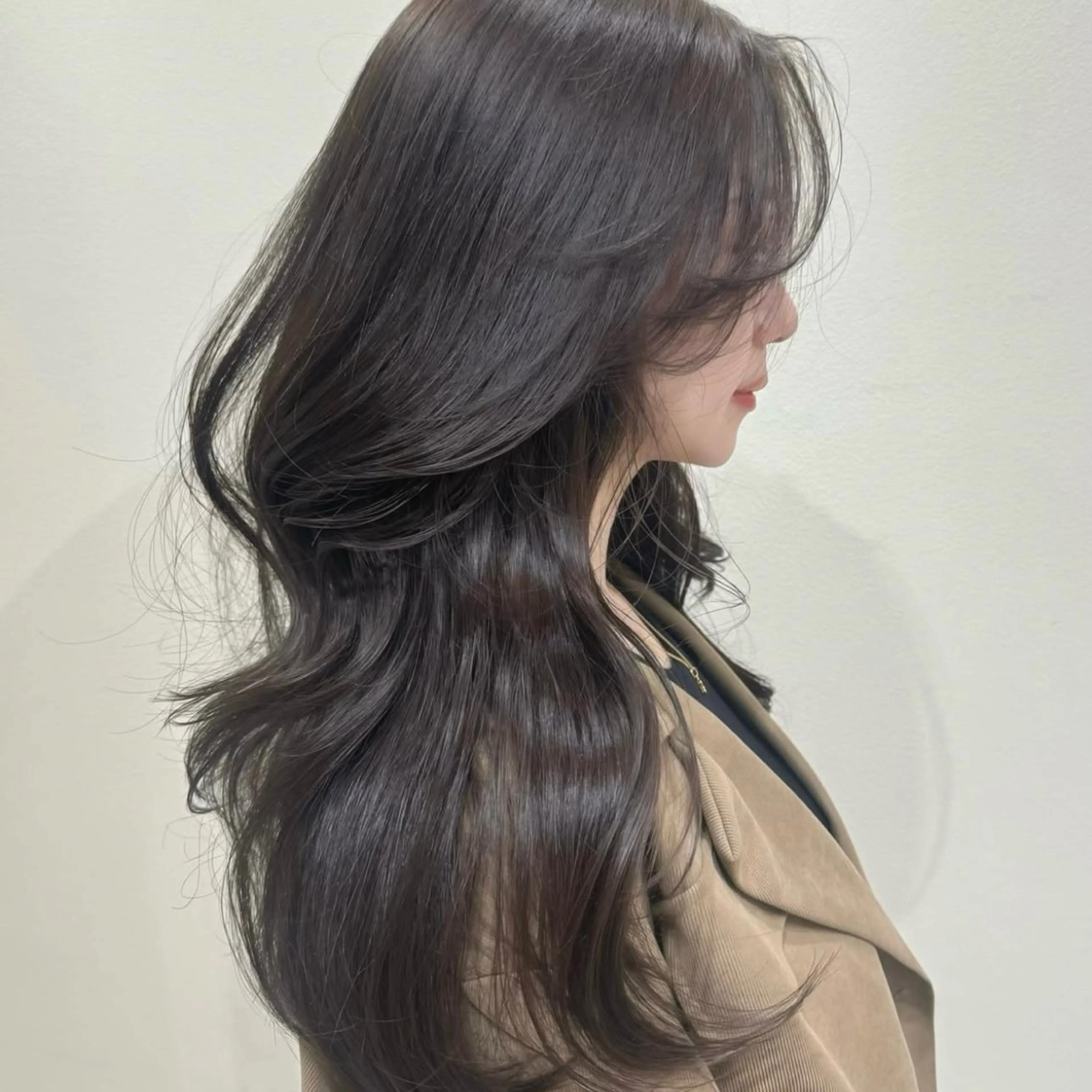 ワンカラー＋似合わせトレンドカット＋BYKARTE treatment 【髪質改善👑】の写真