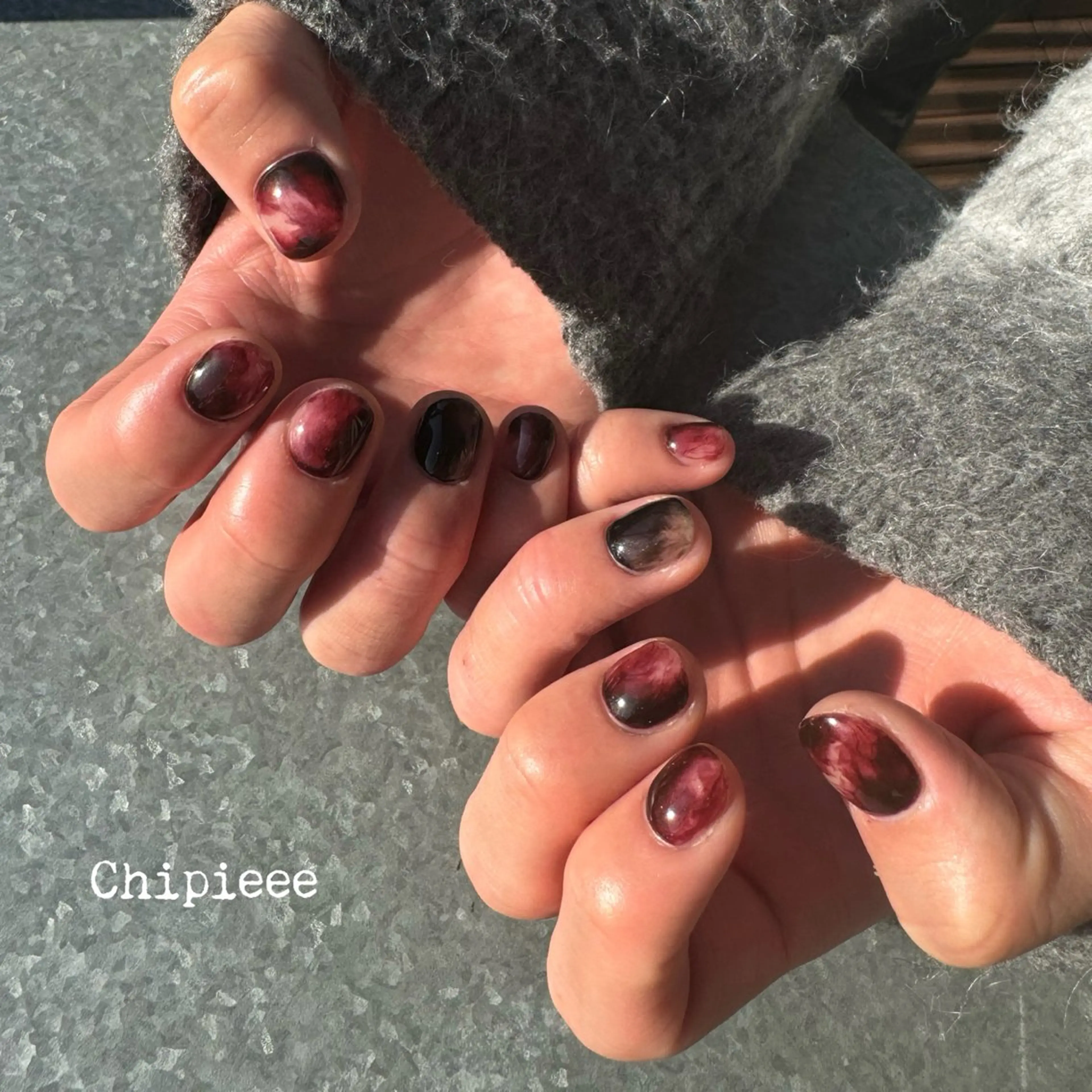 メンズ ネイル ハンドネイル chipieee MAIKAのネイルデザイン