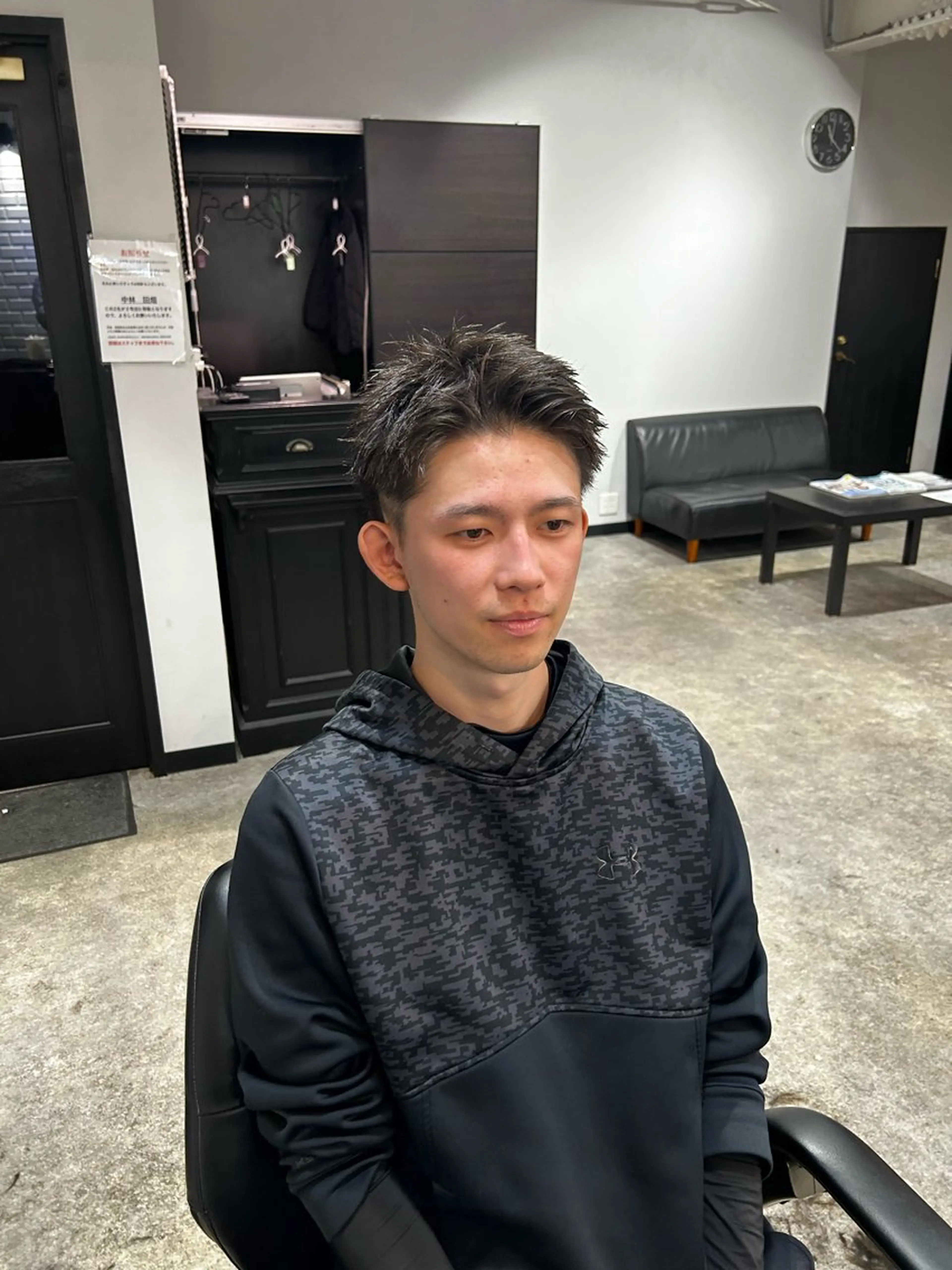 メンズカット+眉カットの写真