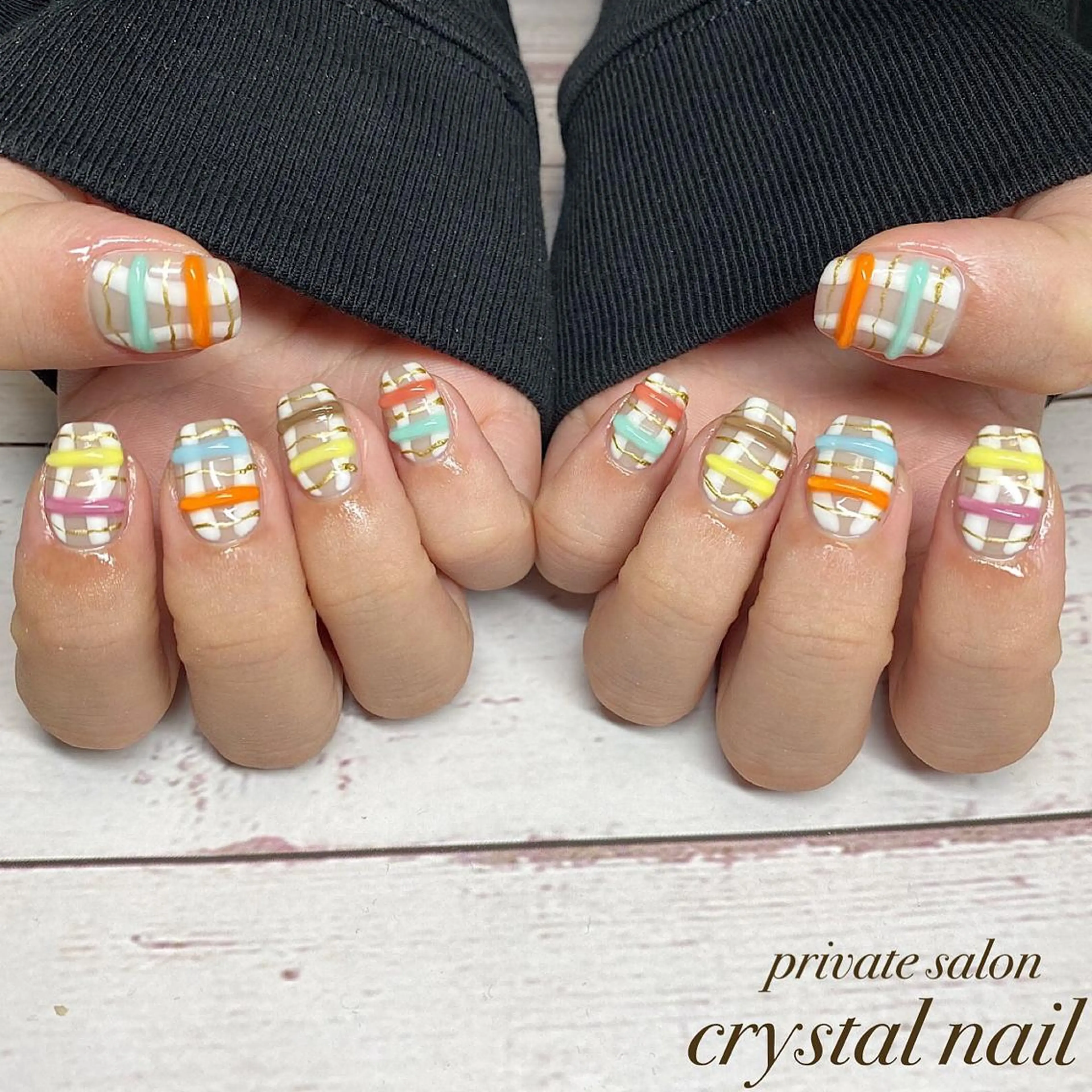 ネイル ニュアンスネイル Crystal Nailのネイルデザイン