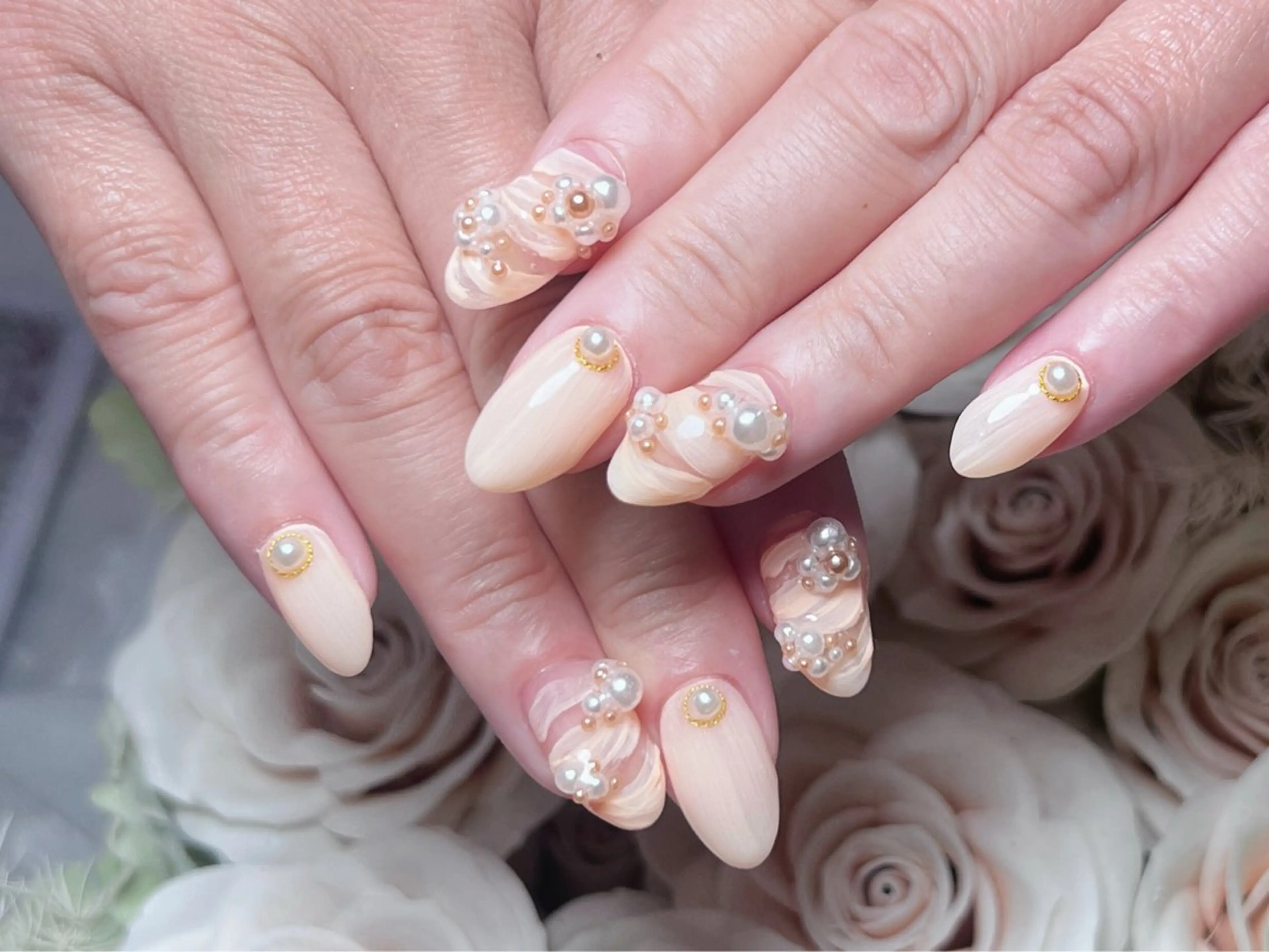 ネイル 成人式 ロングネイル マグネットネイル 持ち込み ワンカラーネイル ハンドネイル Painty所属・Painty nailのネイルデザイン