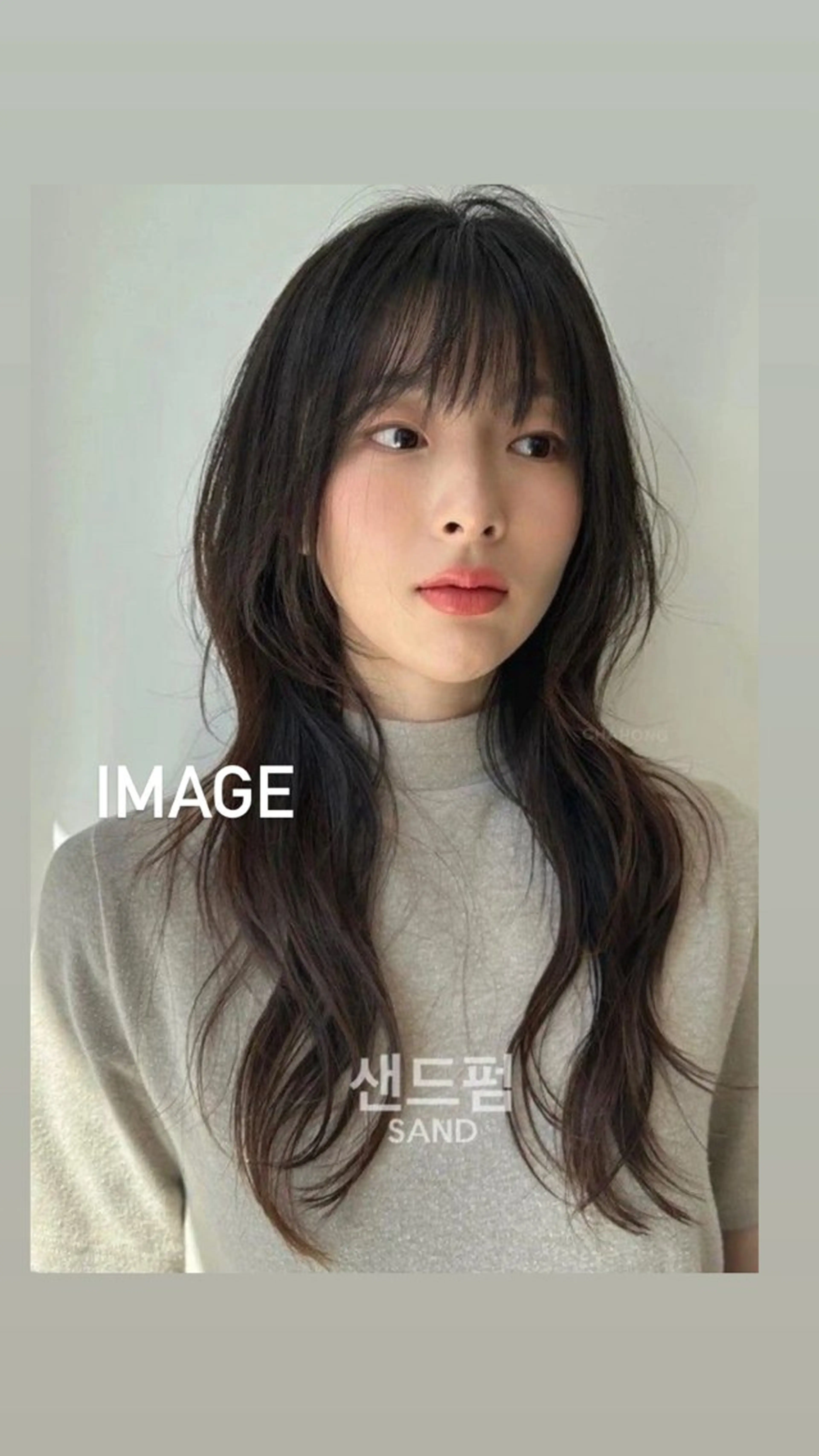 ロング カラー ハイレイヤー 韓国風ヘア レイヤーカット カット ヘアカラー トリートメント レイヤーカット🎀 kanaのヘアスタイル