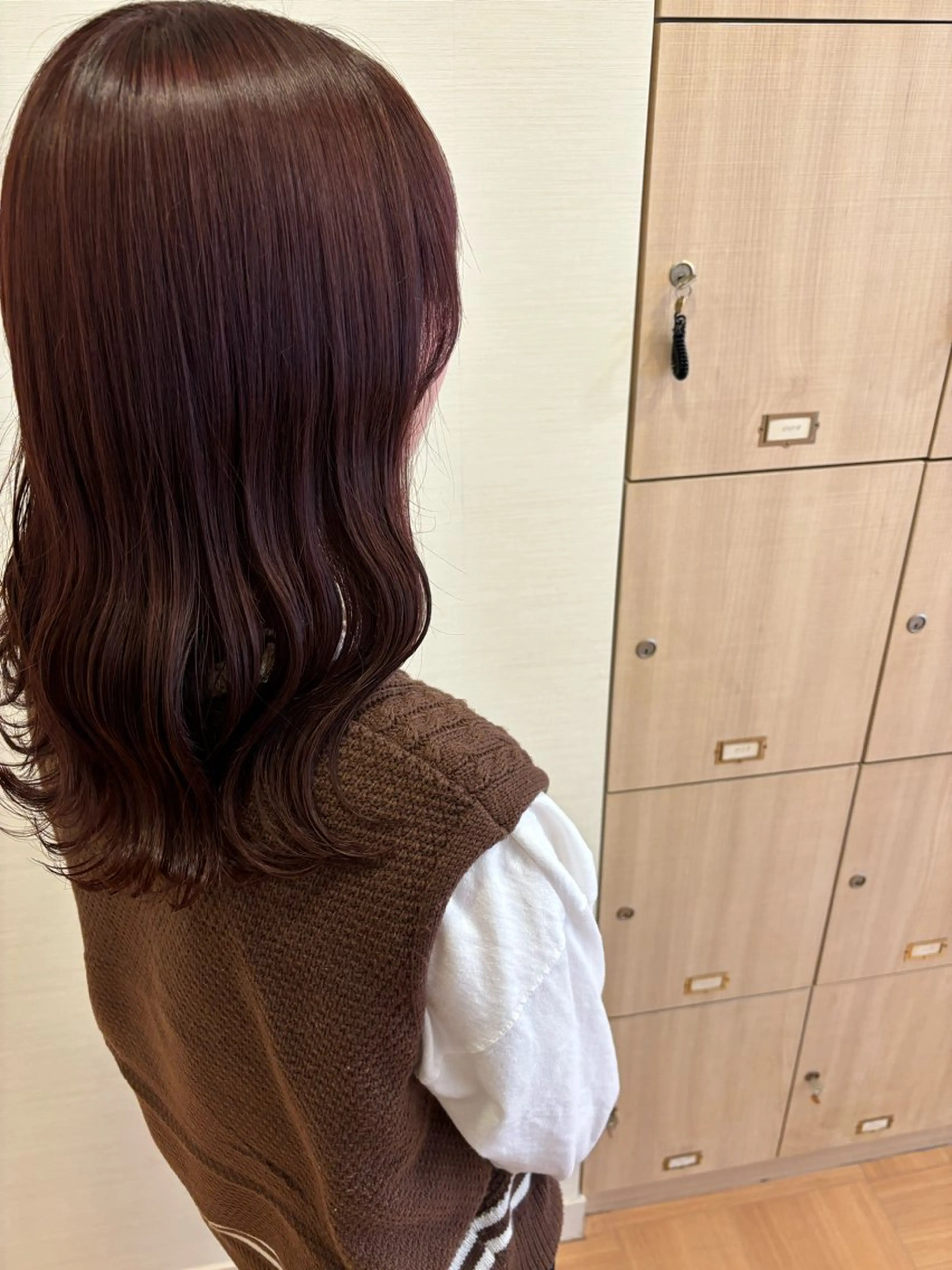 ロング ピンクブラウン 【PDfino大通】 サクラ.のヘアスタイル