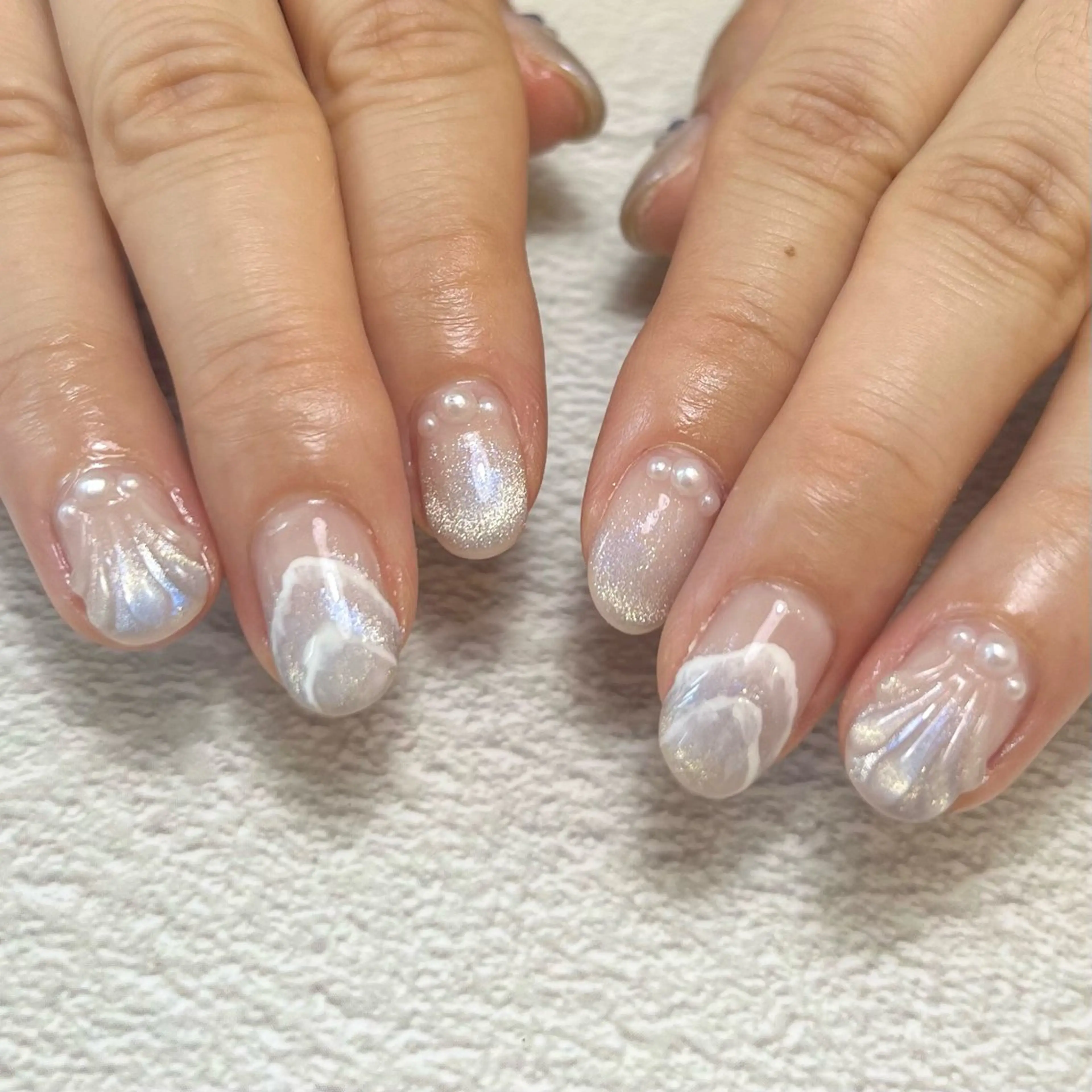 ネイル ハンドネイル TOPAZ恵比寿所属・Tsuno Nagisaのネイルデザイン