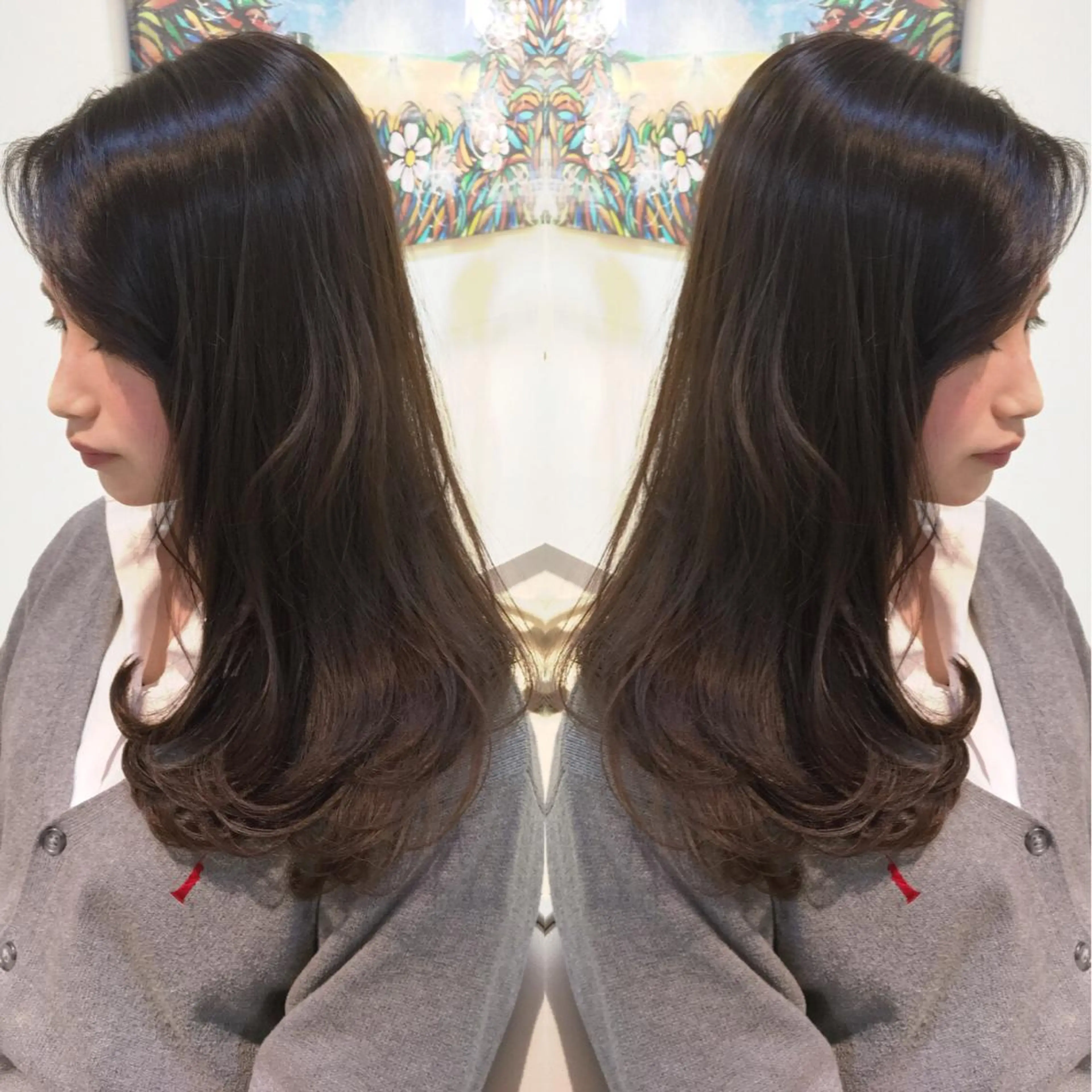 ロング カラー 🐝肥田 しょーと🐝のヘアスタイル