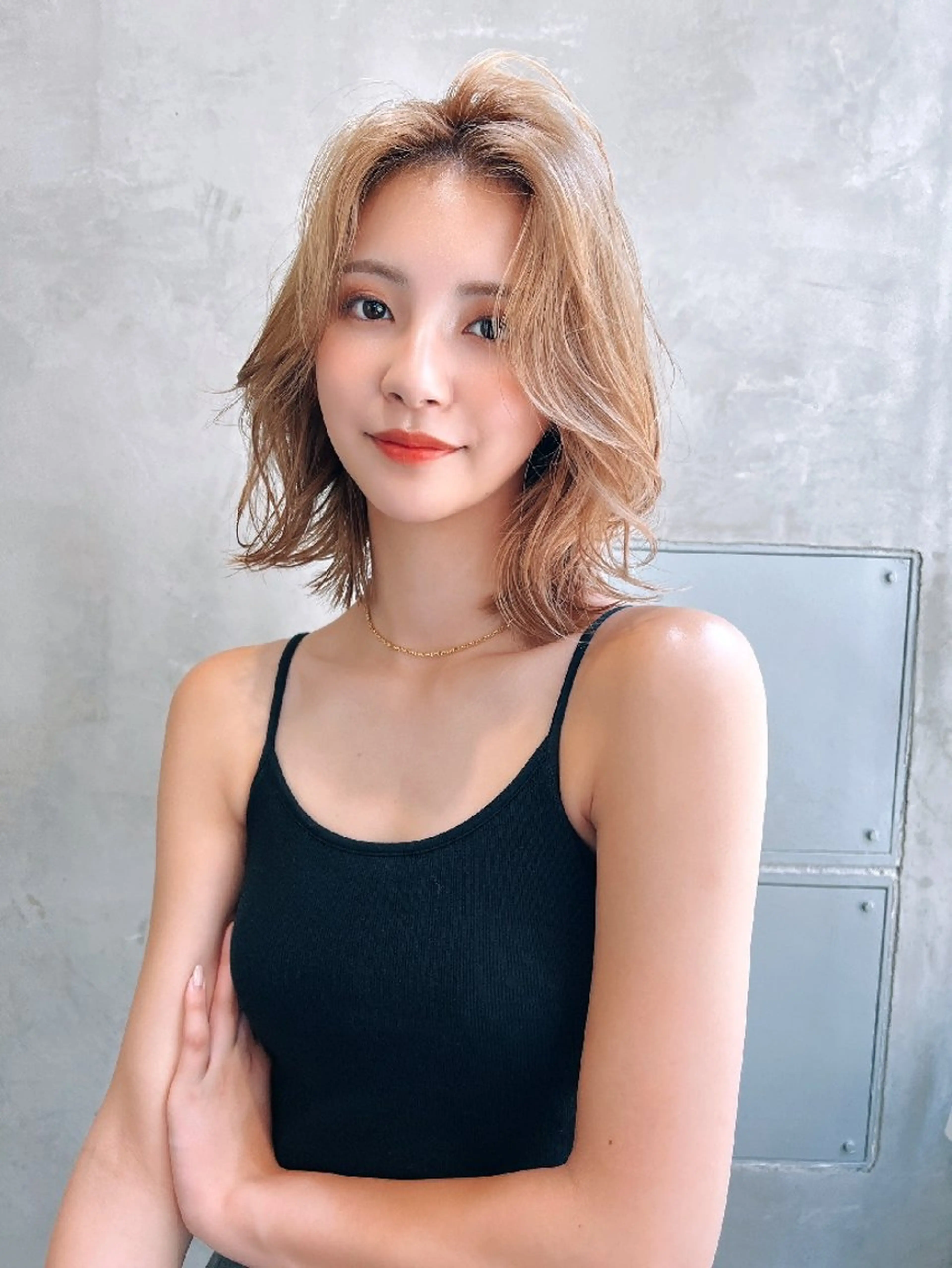 ミディアム カラー ヘアアレンジ 【韓国ヘア】 人気No.1/ユウキのヘアスタイル