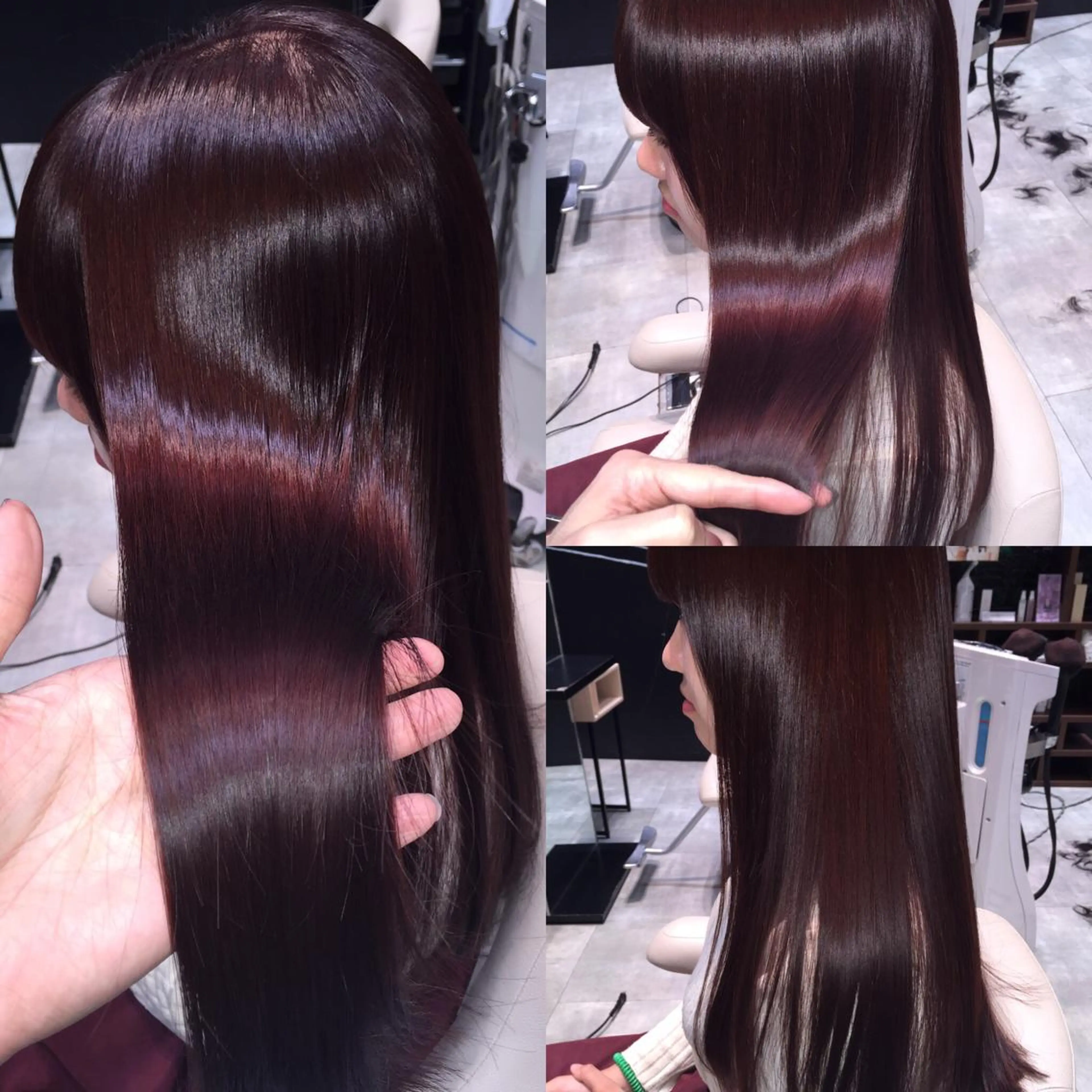 セミロング ロング カラー イルミナカラー Re:ta KANZOのヘアスタイル