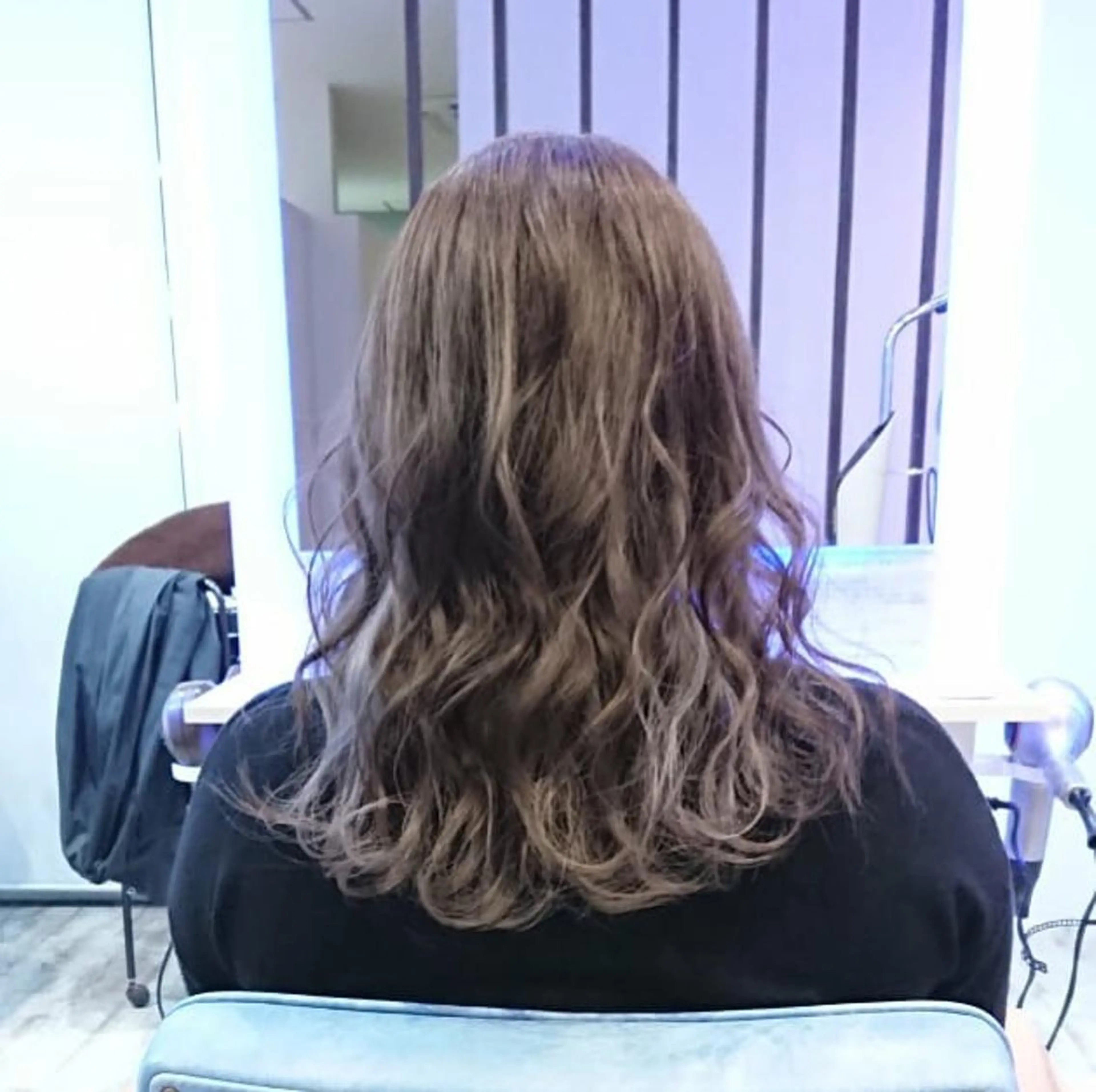 セミロング カラー ヘアアレンジ 小林 伸行のヘアスタイル