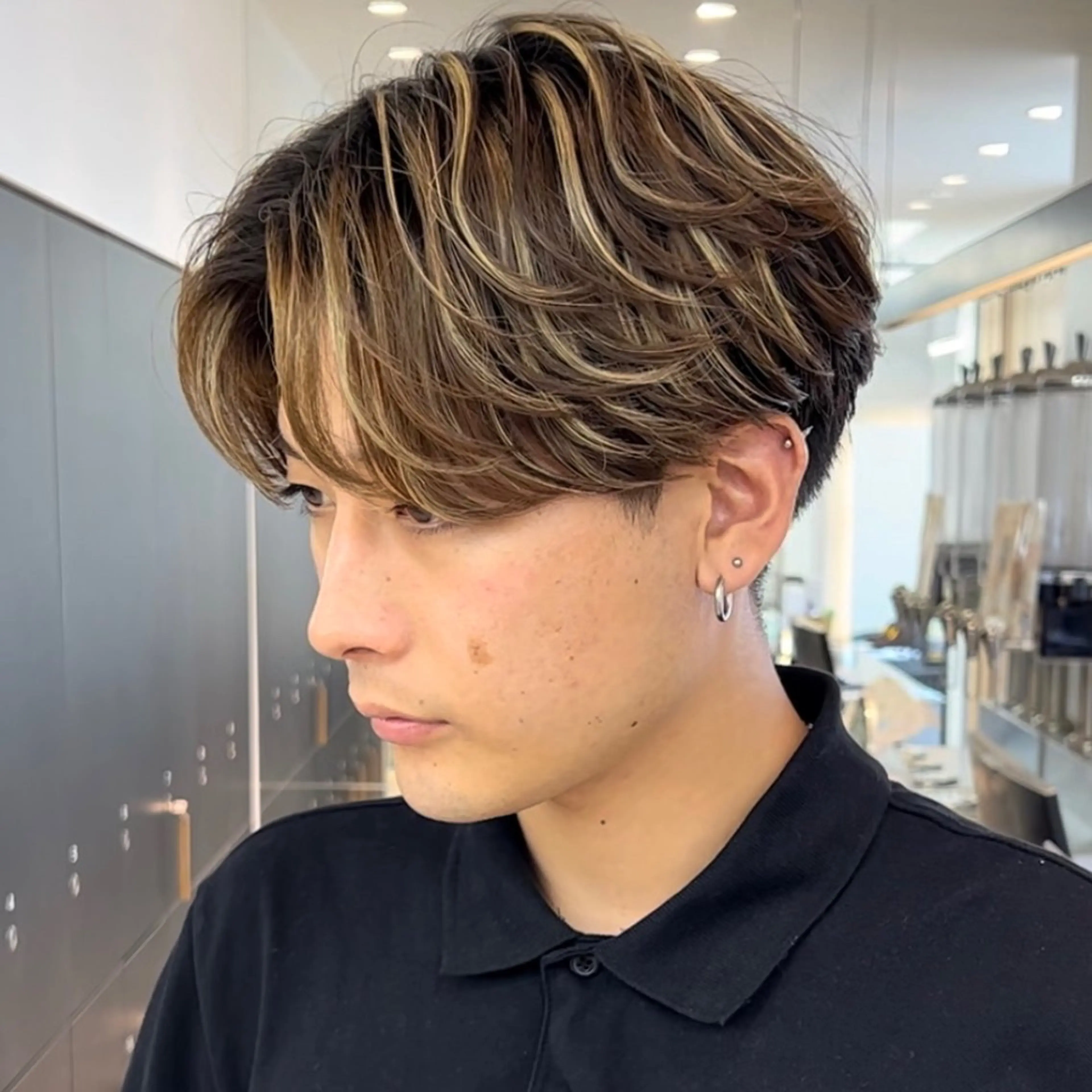 メンズ メンズハイライト カット ヘアカラー トリートメント メンズ/韓国レイヤー /縮毛矯正/📍爽太のヘアスタイル