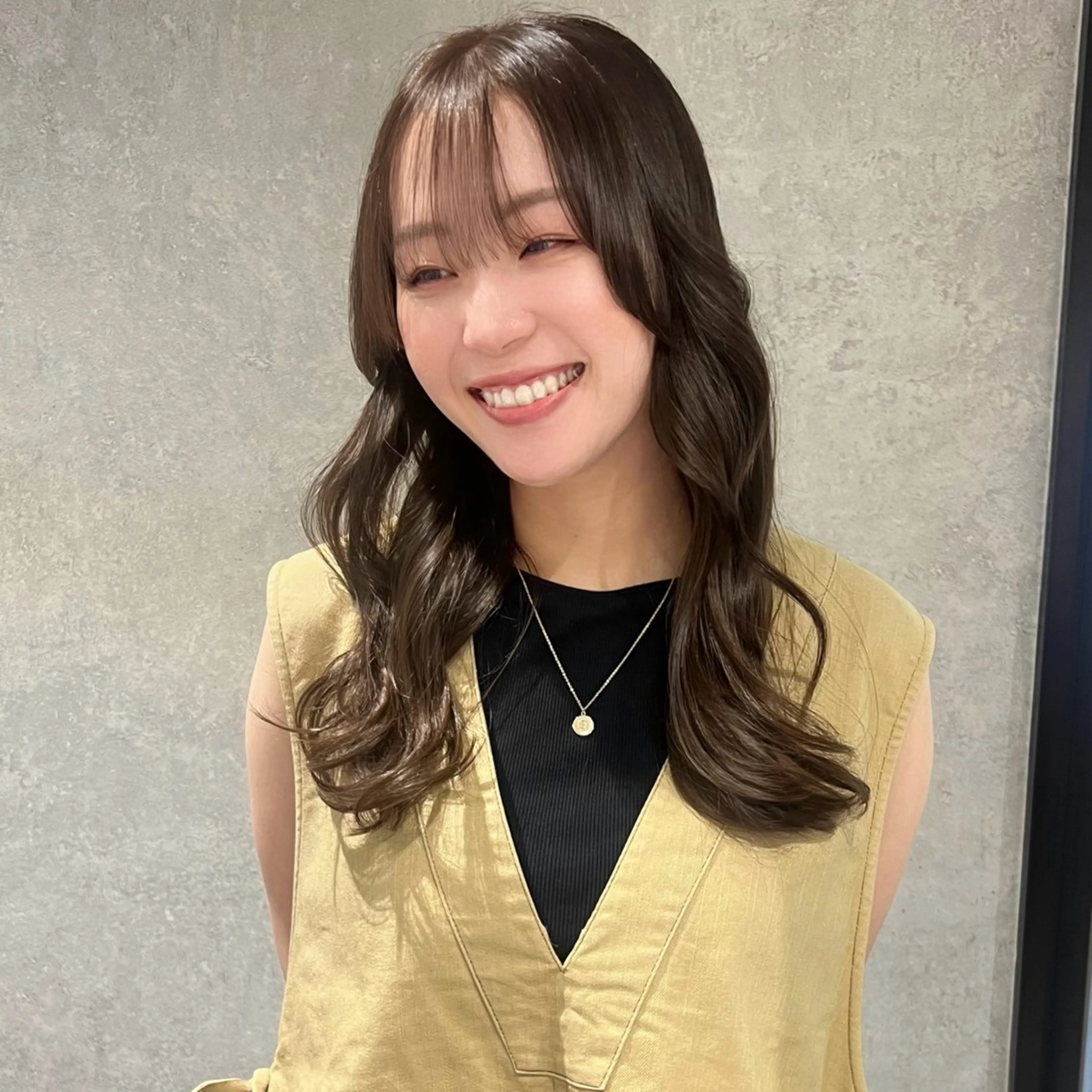 ロング レイヤーカット カット ヘアカラー トリートメント AI TOKYO　S所属・mizuki 【韓国レイヤー】のヘアスタイル
