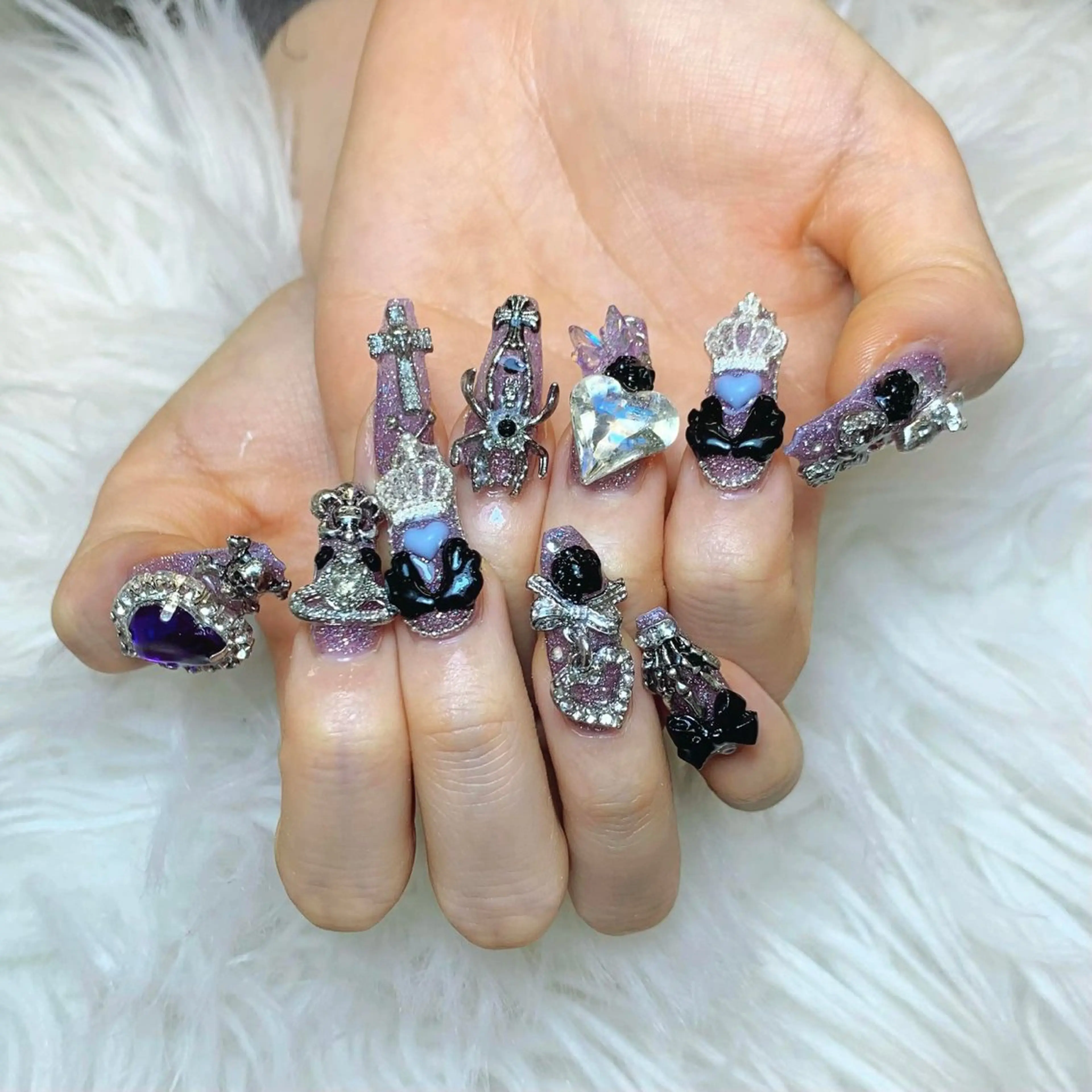 ネイル ハンドネイル ANH NAIL ゴテゴテ専門店💎のネイルデザイン