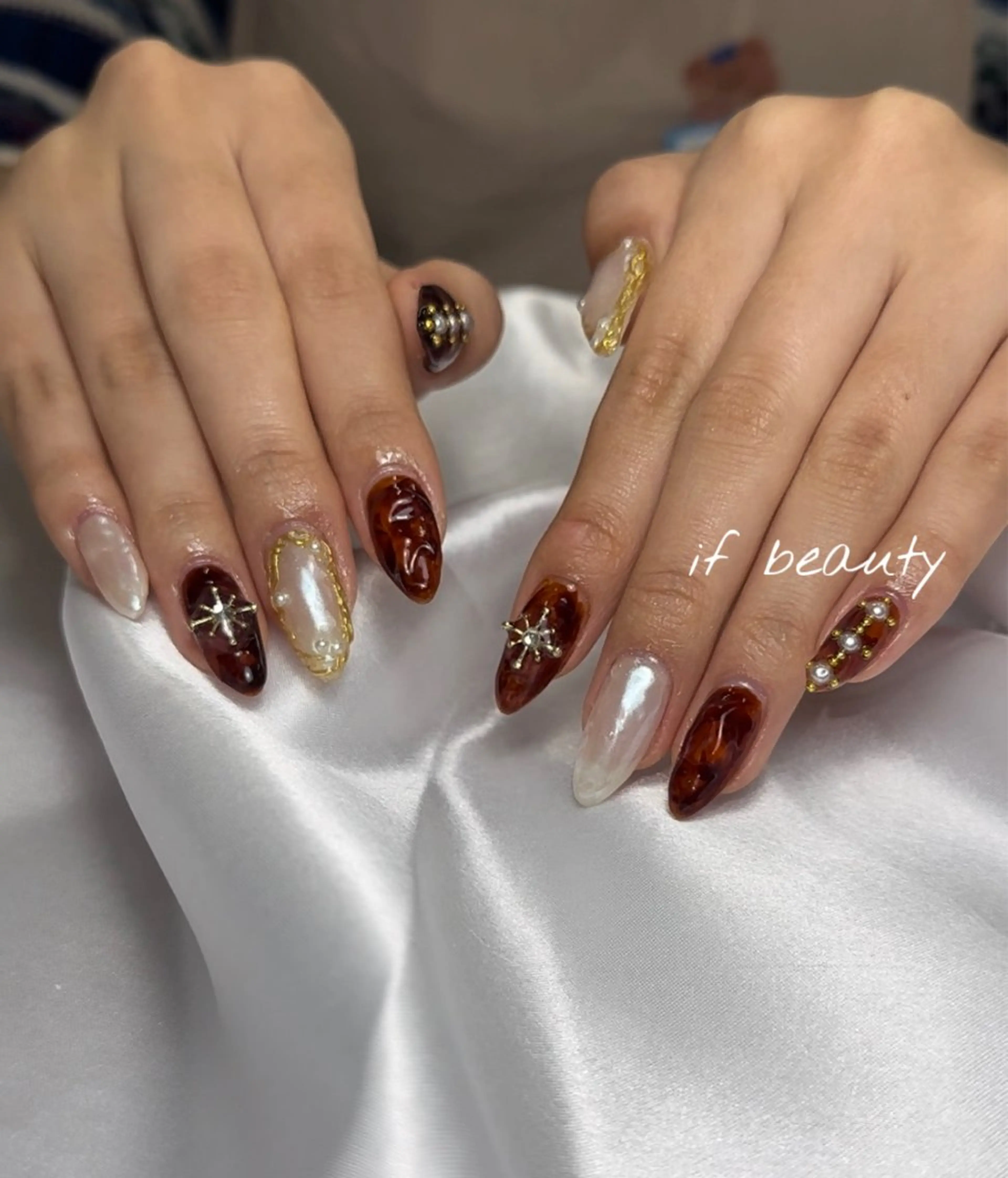 ネイル アートネイル ジェルネイル パラジェル ワンホンネイル ハンドネイル if Hair＆Nail Salon所属・IKA /海外ネイル /個性派/ワンホンのネイルデザイン