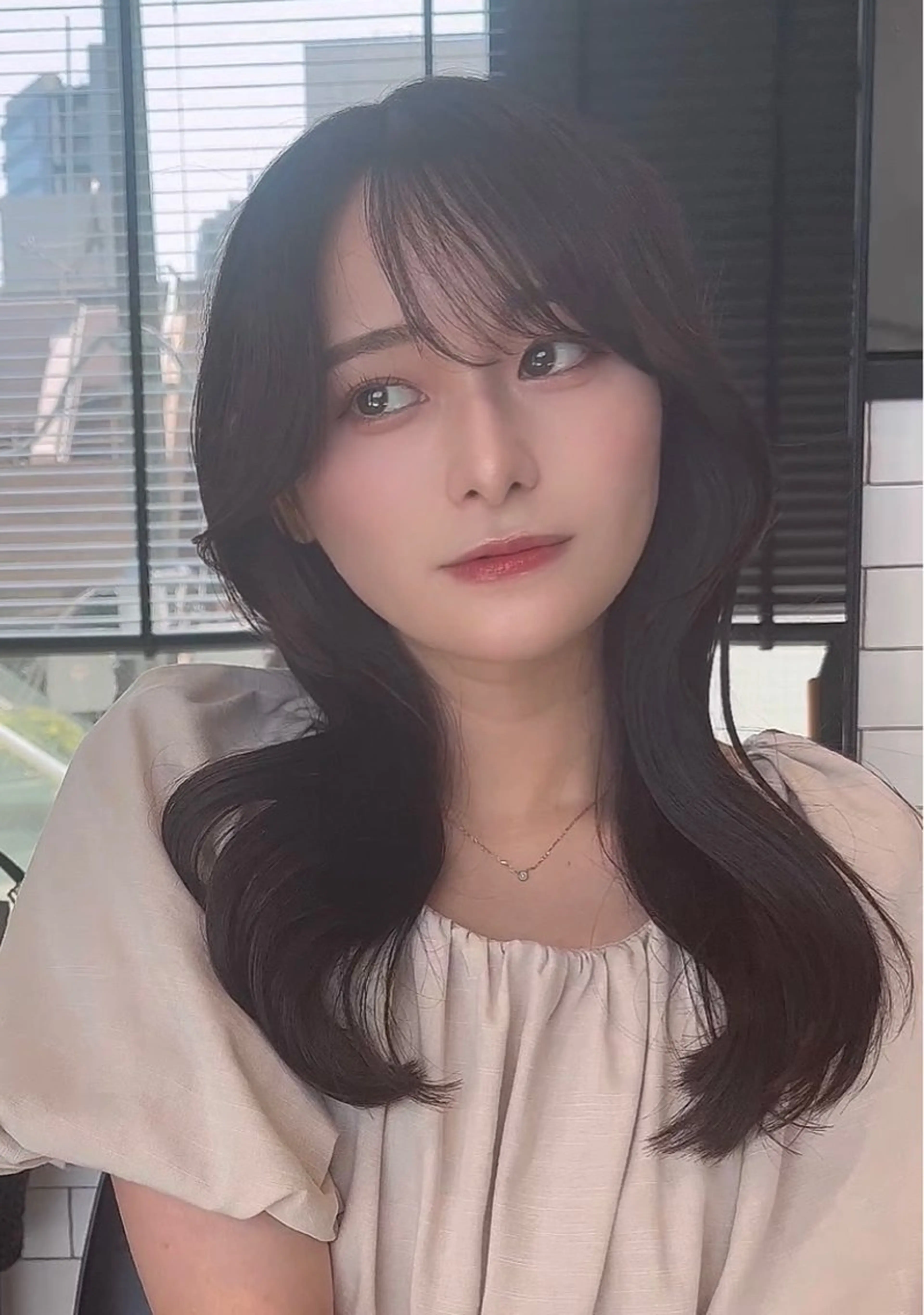 ミディアム カラー カット ヘアカラー トリートメント 🌫️大人韓国ヘア 🌫️naoyaのヘアスタイル