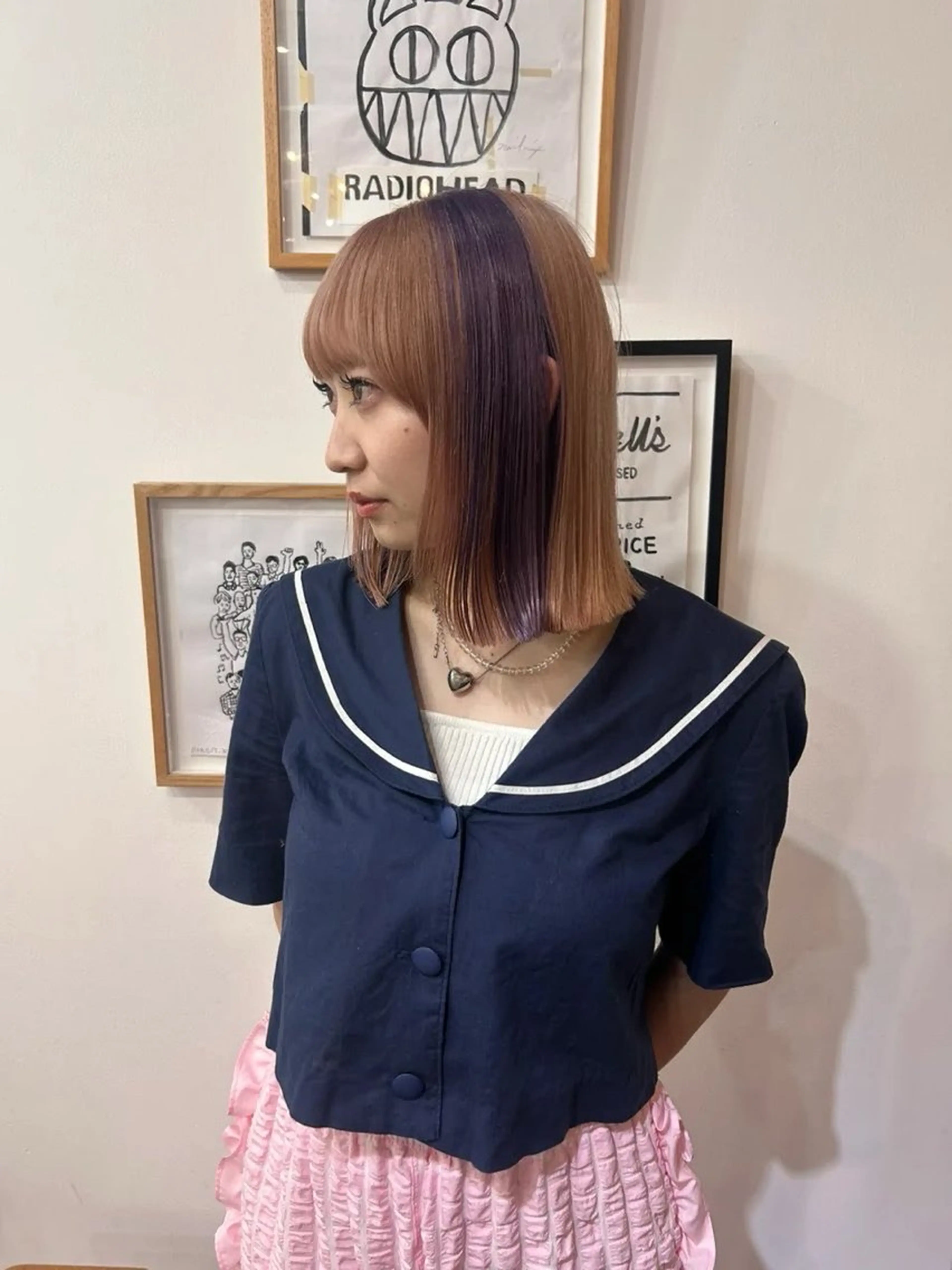 カラー VISION   aoyama所属・かがやしづ ⭐️ハイトーンのヘアスタイル