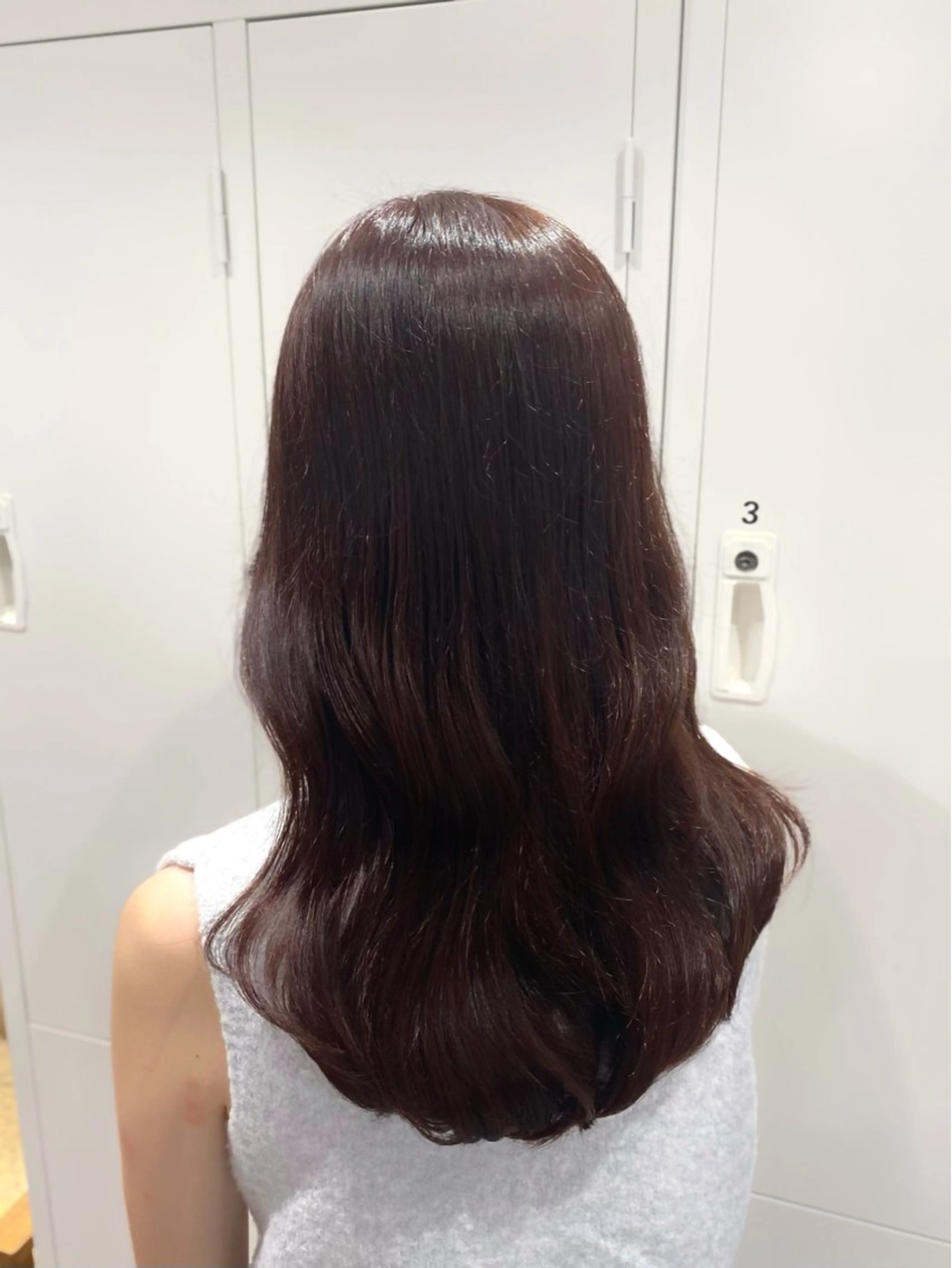 ロング カラー 透明感カラー カット ヘアカラー トリートメント shiori/透明感 /顔周り/髪質改善のヘアスタイル