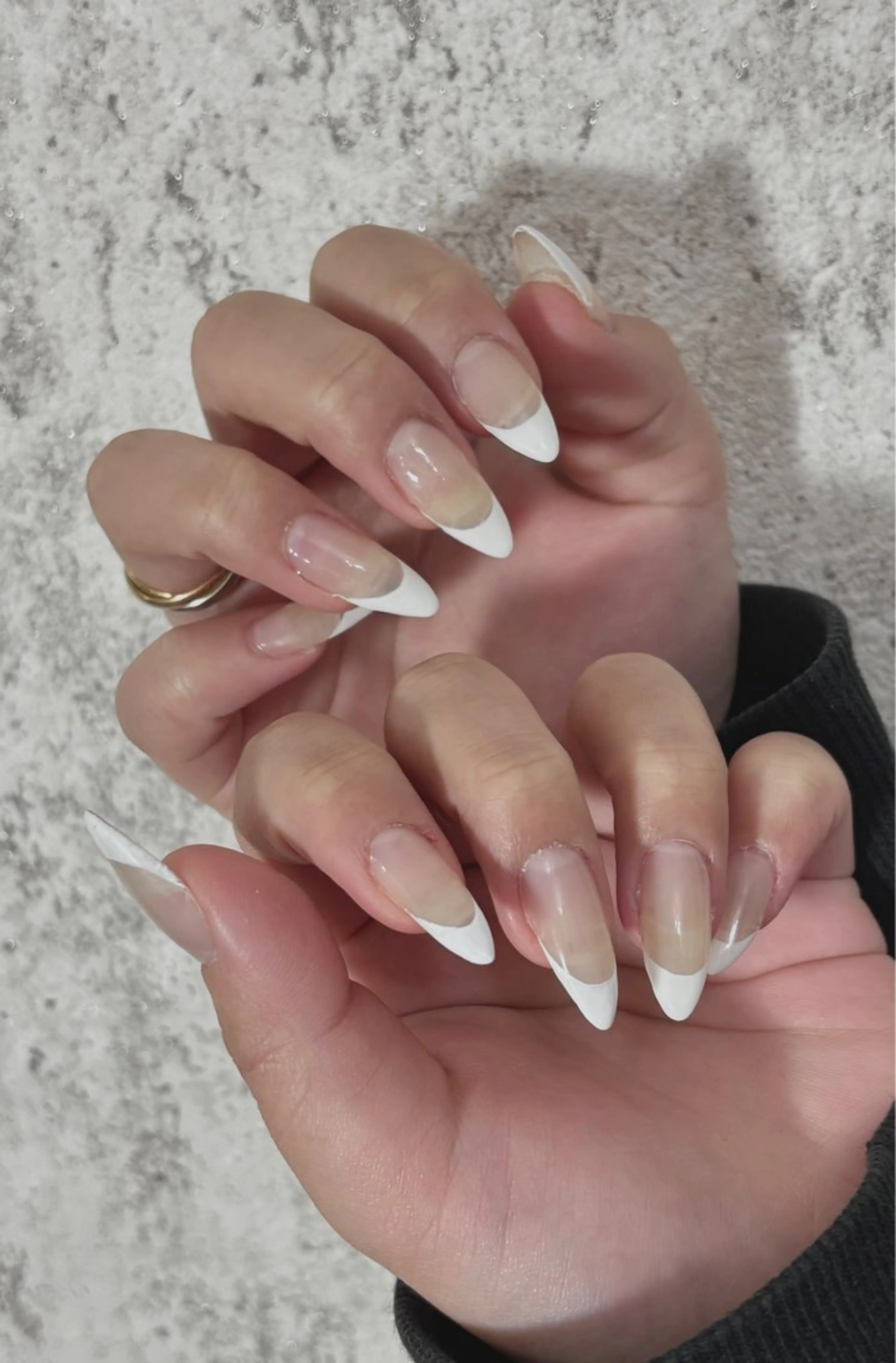 ネイル フレンチネイル ハンドネイル 田辺 ななみのネイルデザイン