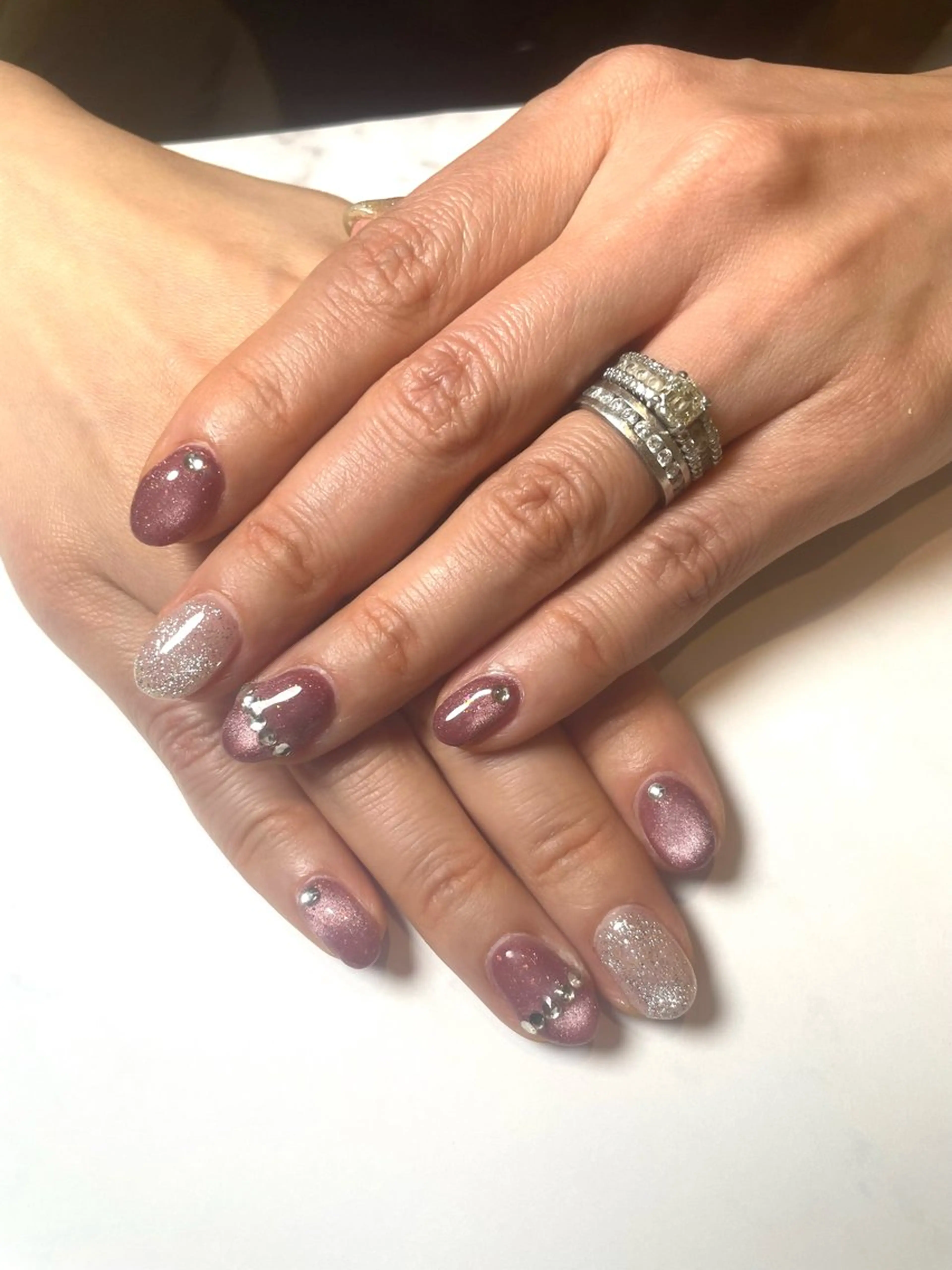 マグネット&フラッシュ、マグネットmix💅ラインストーン🌟の写真