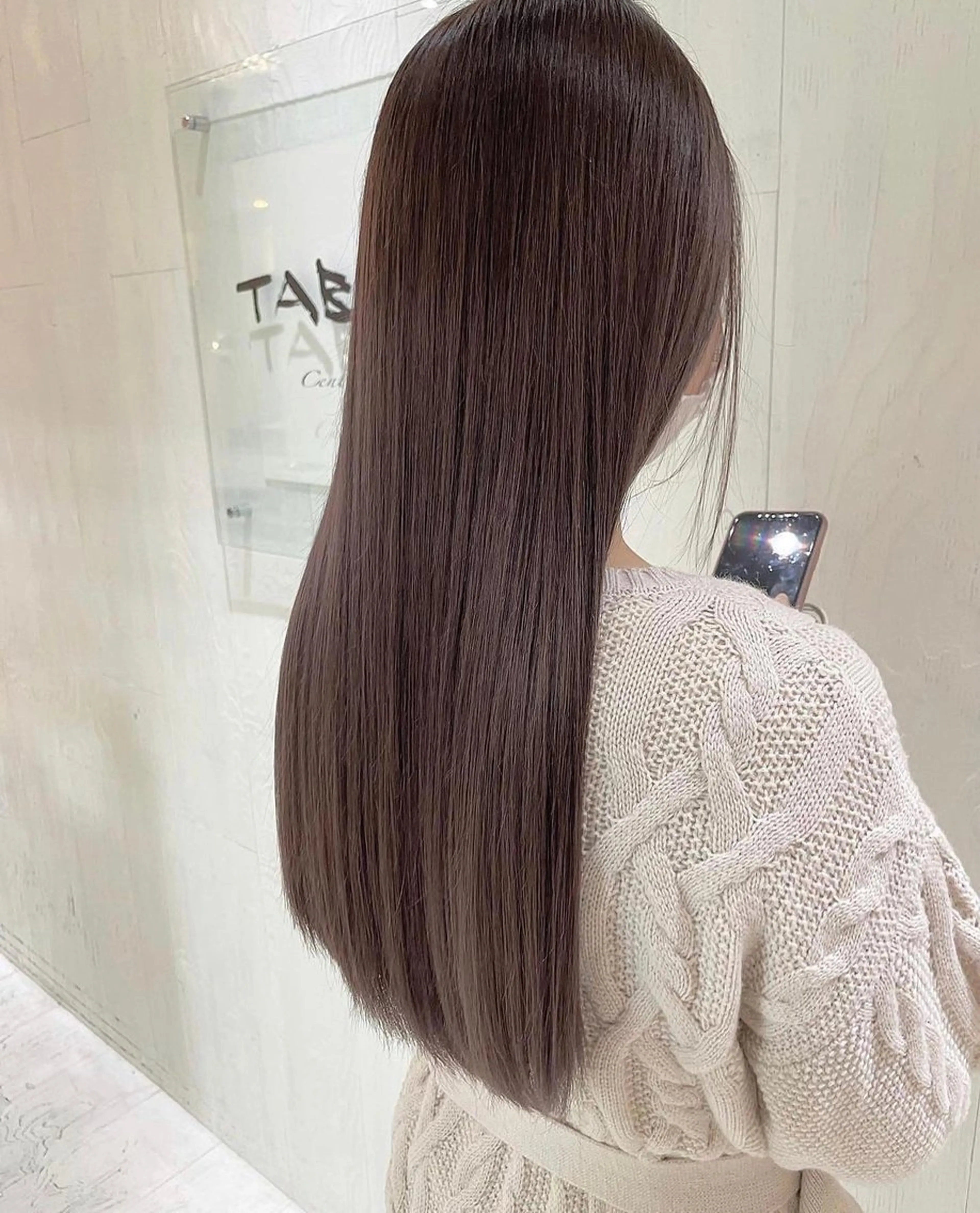 ロング カラー 透明感カラー トリートメント カット ヘアカラー トリートメント 河合秀明/ショート /ボブ/レイヤーのヘアスタイル