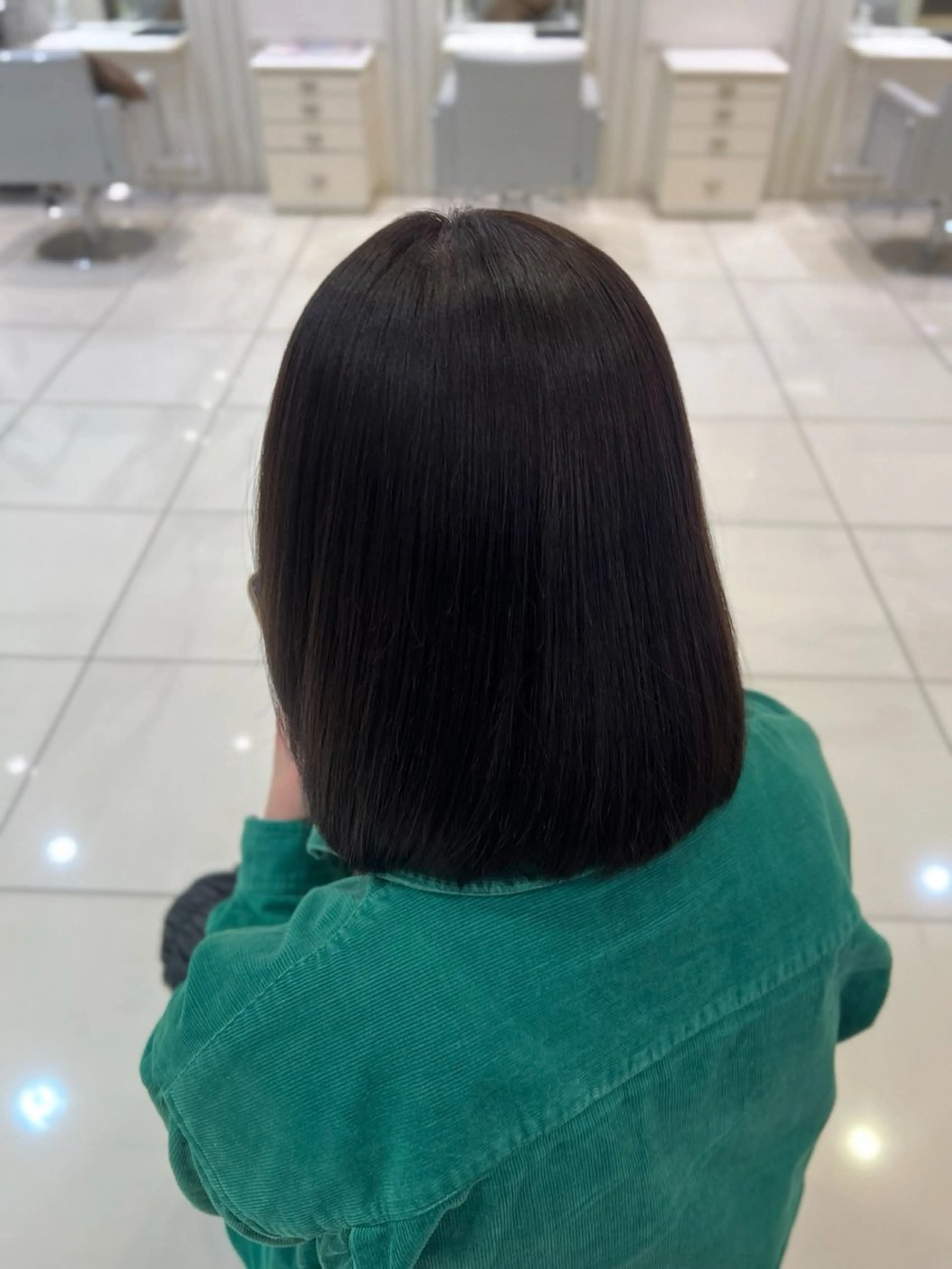 ミディアム カラー 黒髪 Ash 銀座店所属・銀座/カラー 🎀momo🎀のヘアスタイル