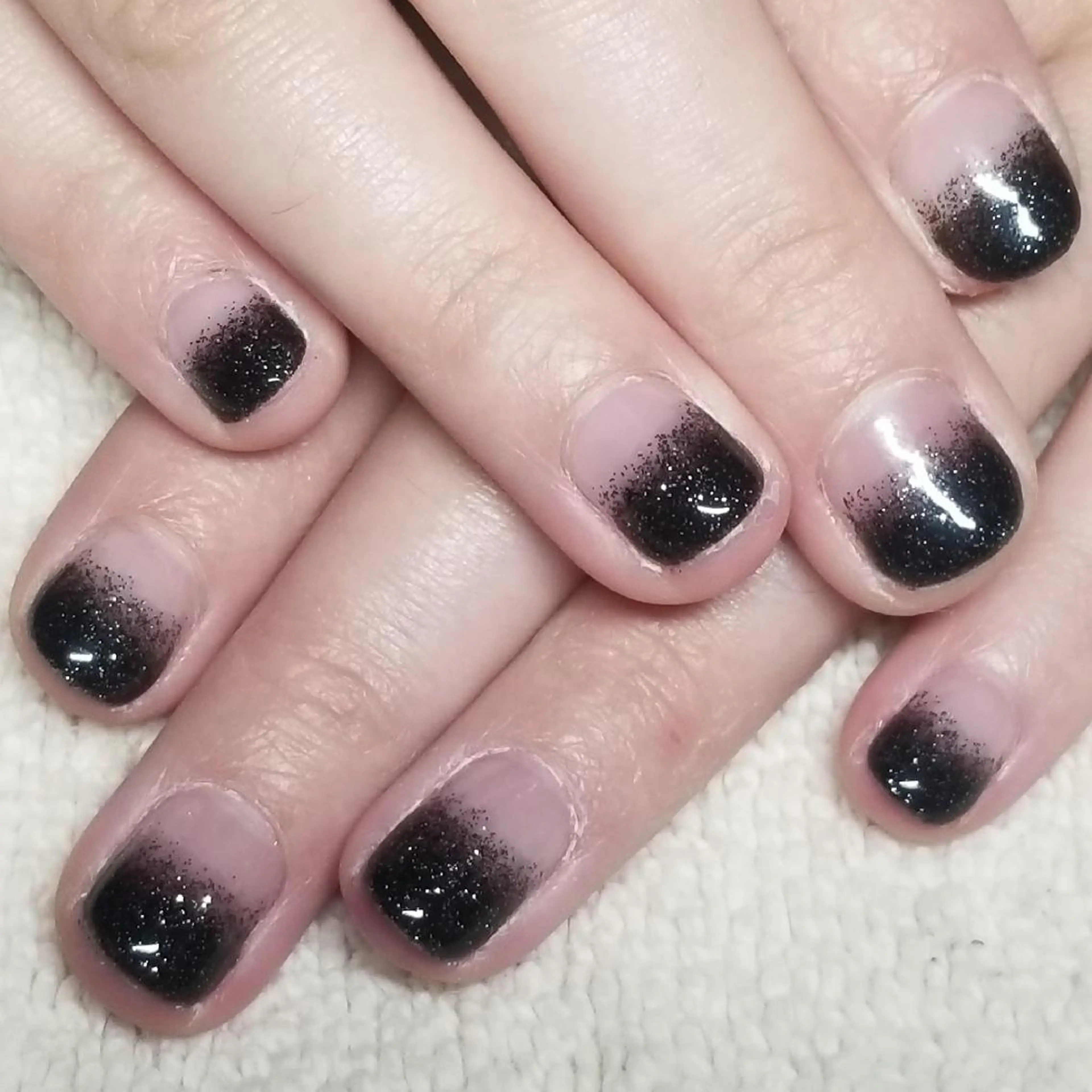 ネイル グラデーション ラメ(グリッター) ハンドネイル よしだ ひろきのネイルデザイン